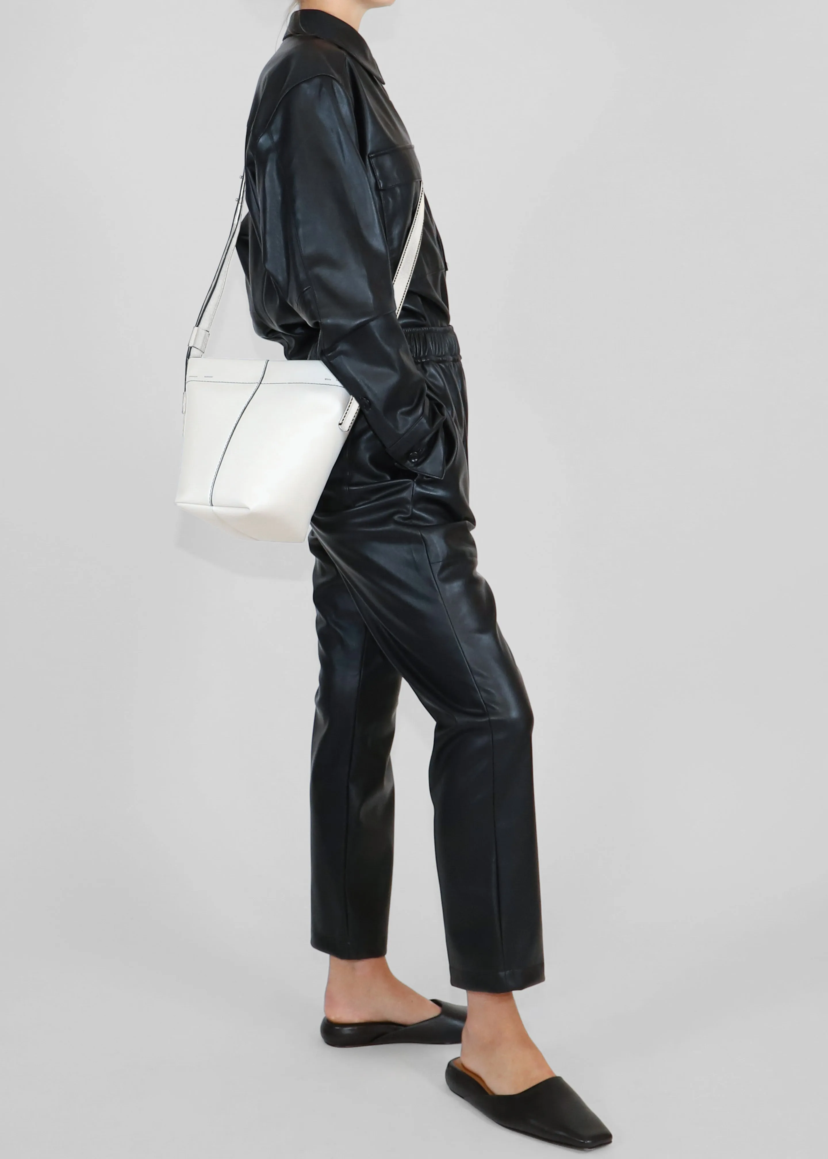 Proenza Schouler White Label Barrow Bucket Bag - Vanilla sold by Frankie Shop product image thumbnail 4