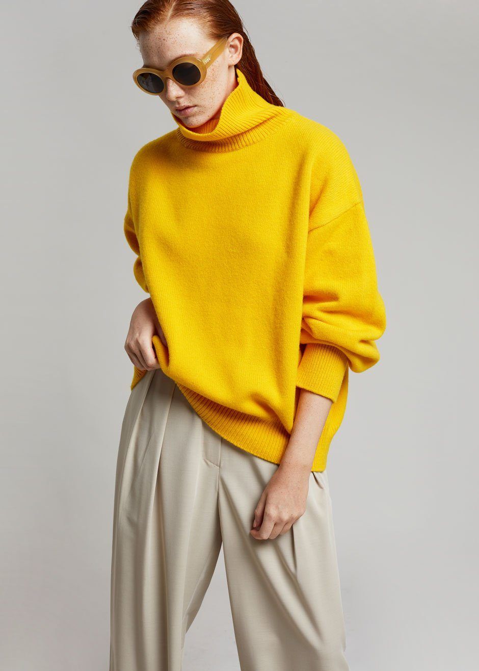 Joya Roll Neck Sweater - Marigold sold by Frankie Shop product image thumbnail 2