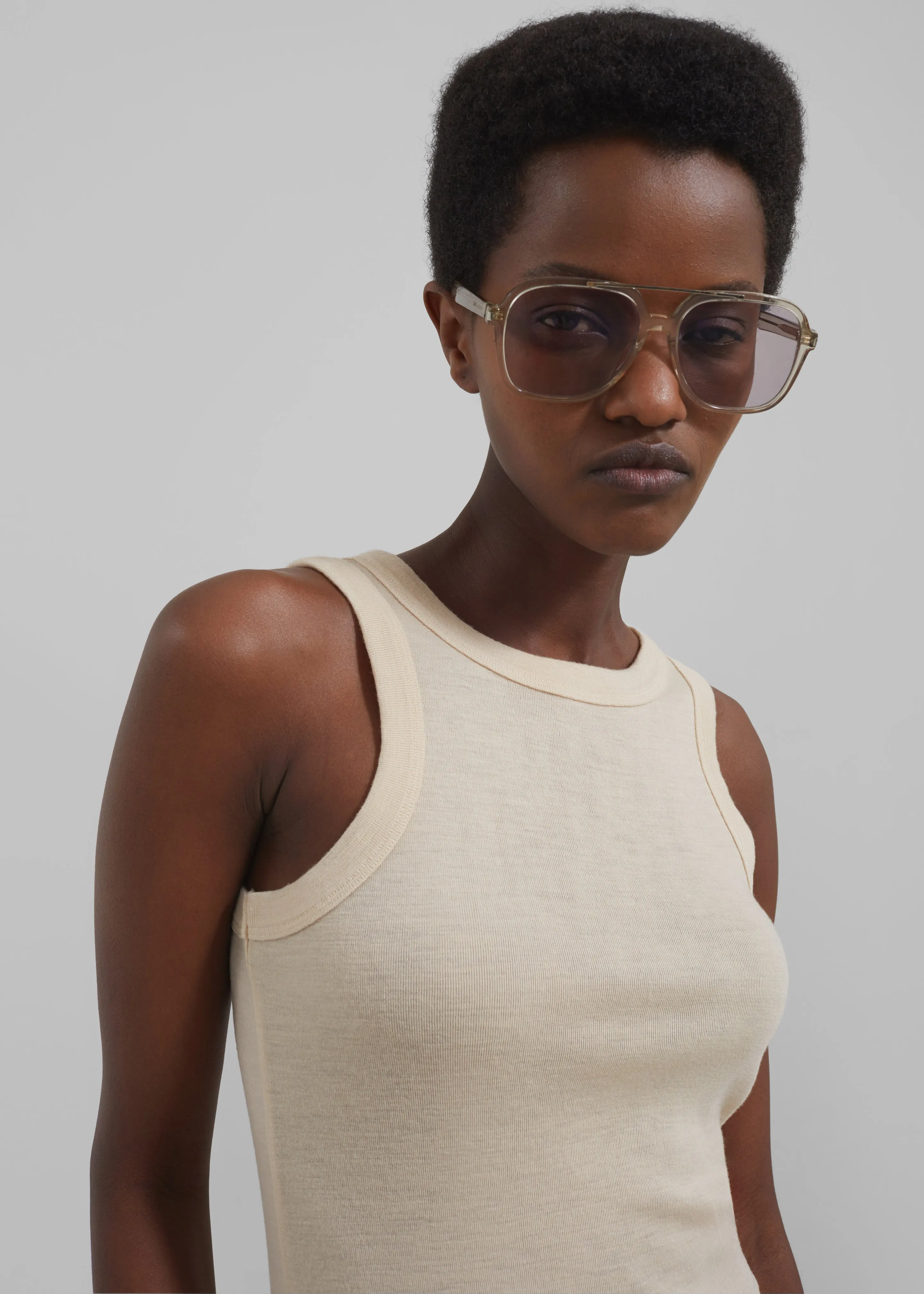 Haikure India Knit Tank - Skin sold by Frankie Shop