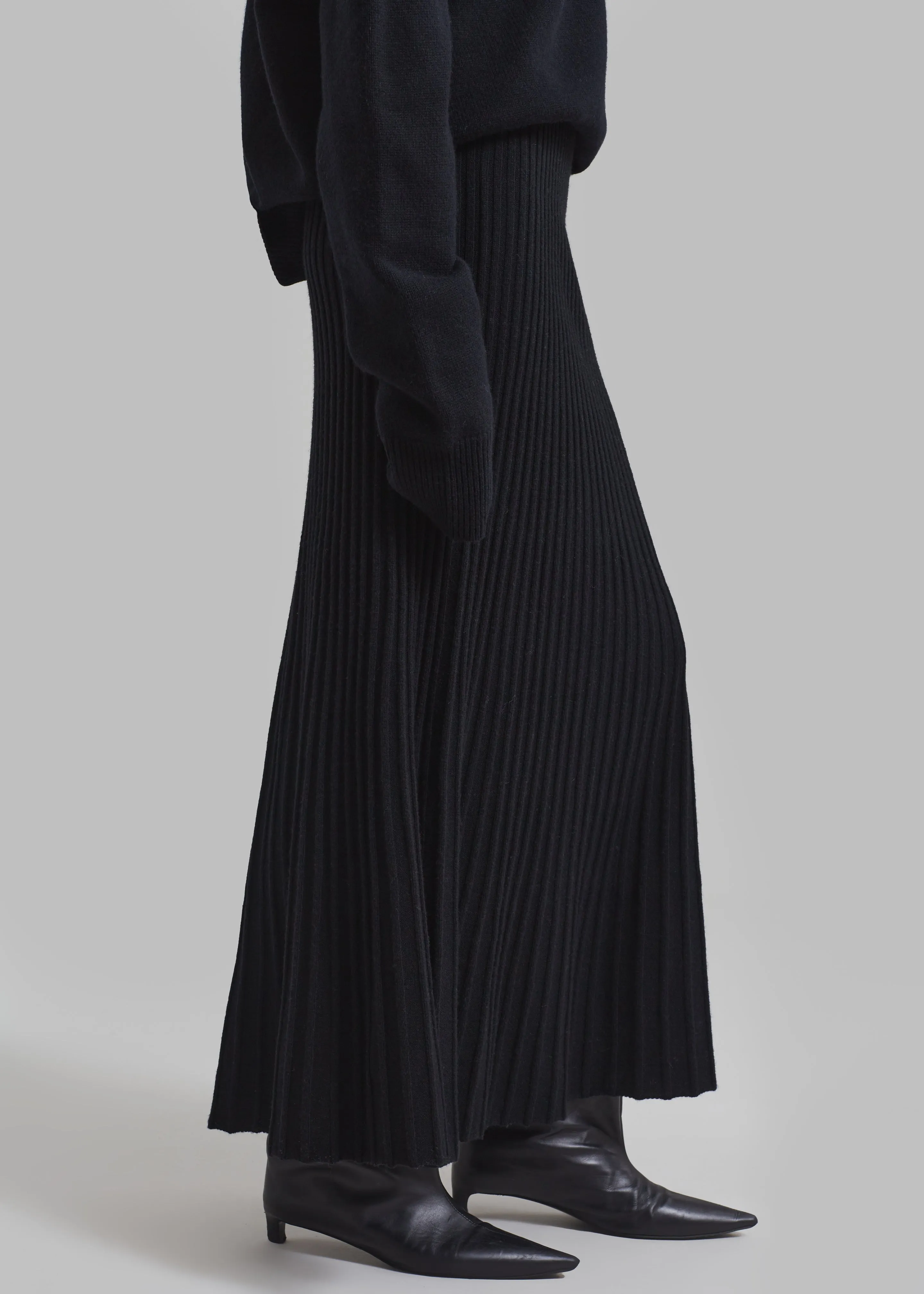 By Malene Birger Hevina Long Skirt - Black sold by Frankie Shop product image thumbnail 2