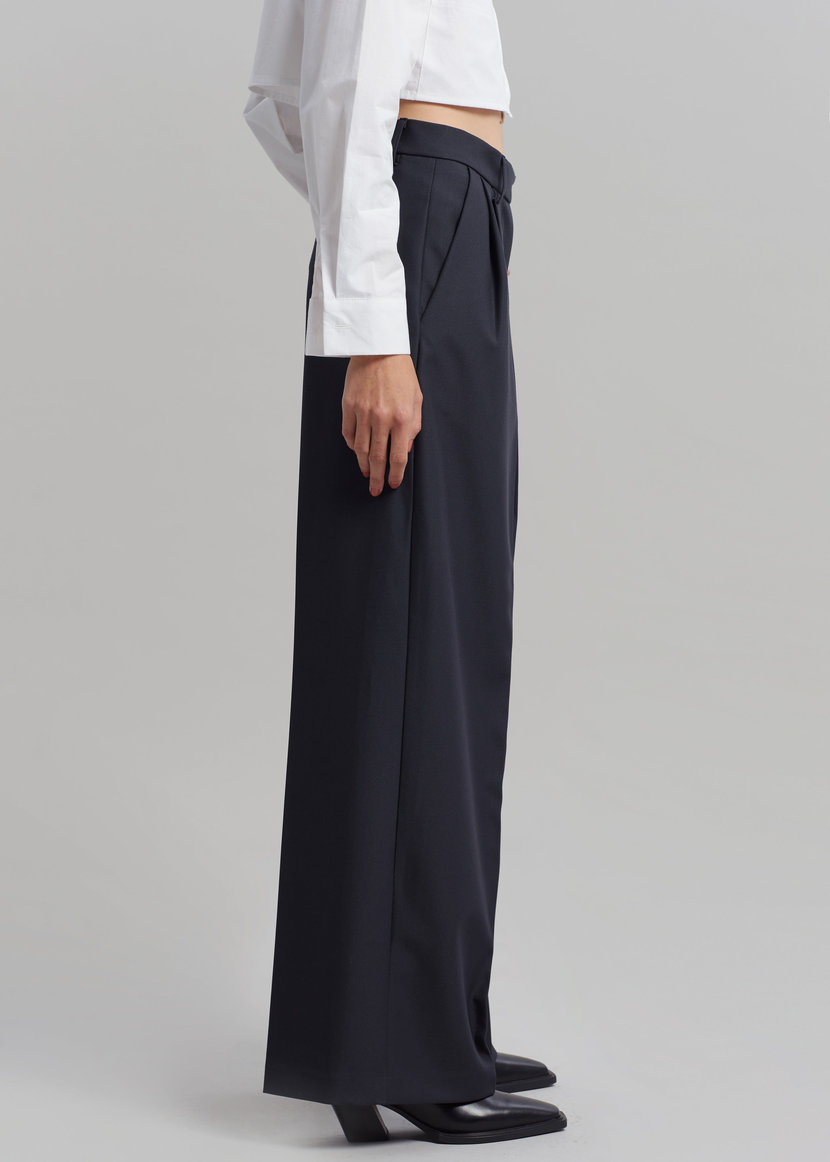 Opp Suit Pants - Dark Navy sold by Frankie Shop product image thumbnail 5