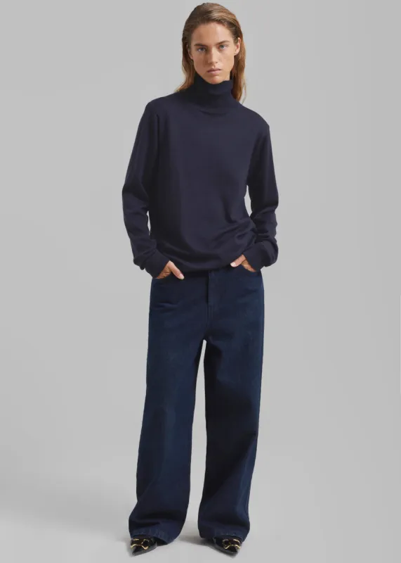 William Denim Pants - Dark Wash sold by Frankie Shop
