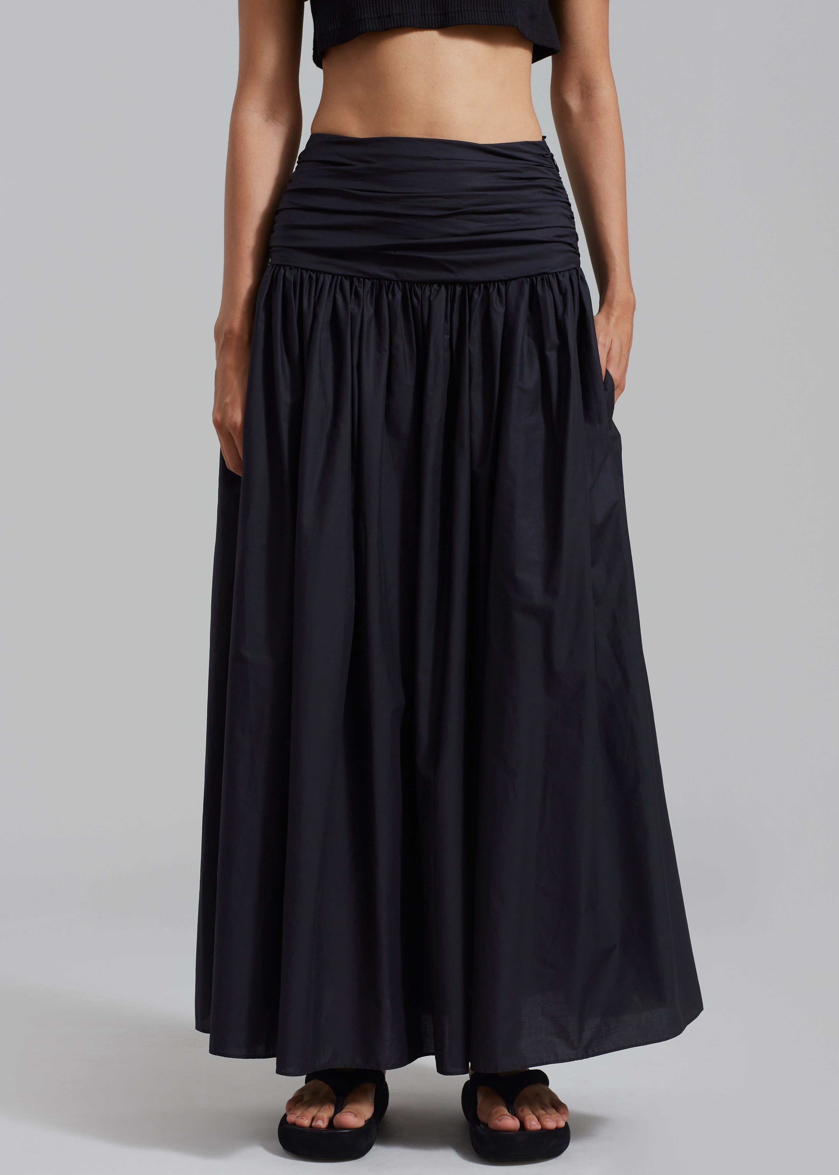 Matteau Rouched Maxi Skirt - Black sold by Frankie Shop product image thumbnail 2
