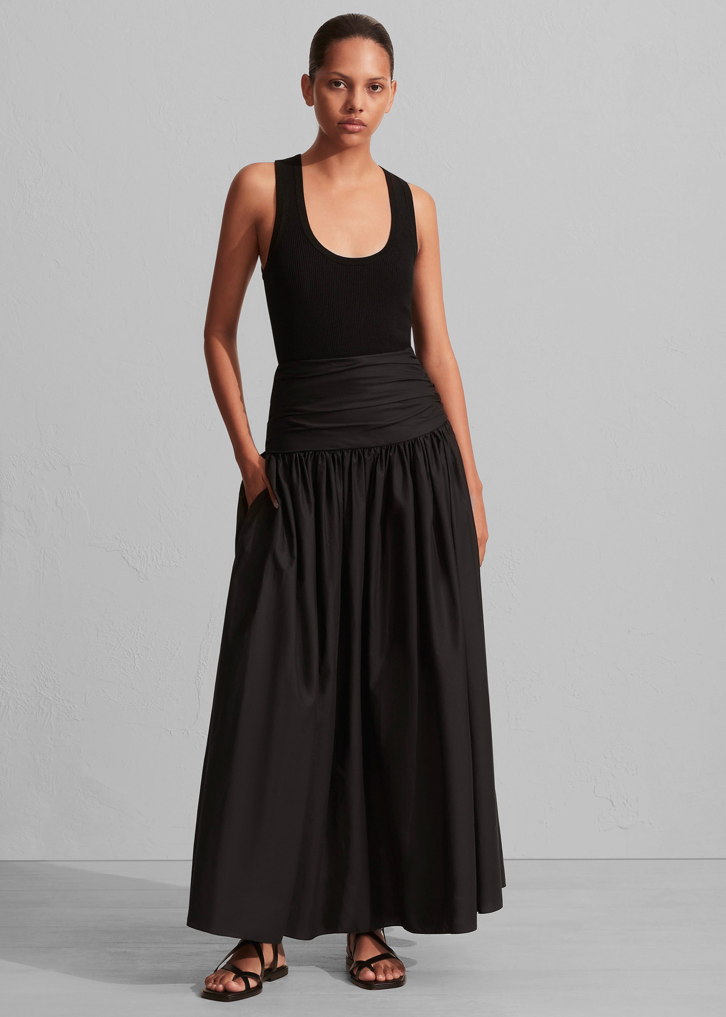 Matteau Rouched Maxi Skirt - Black sold by Frankie Shop product image thumbnail 5