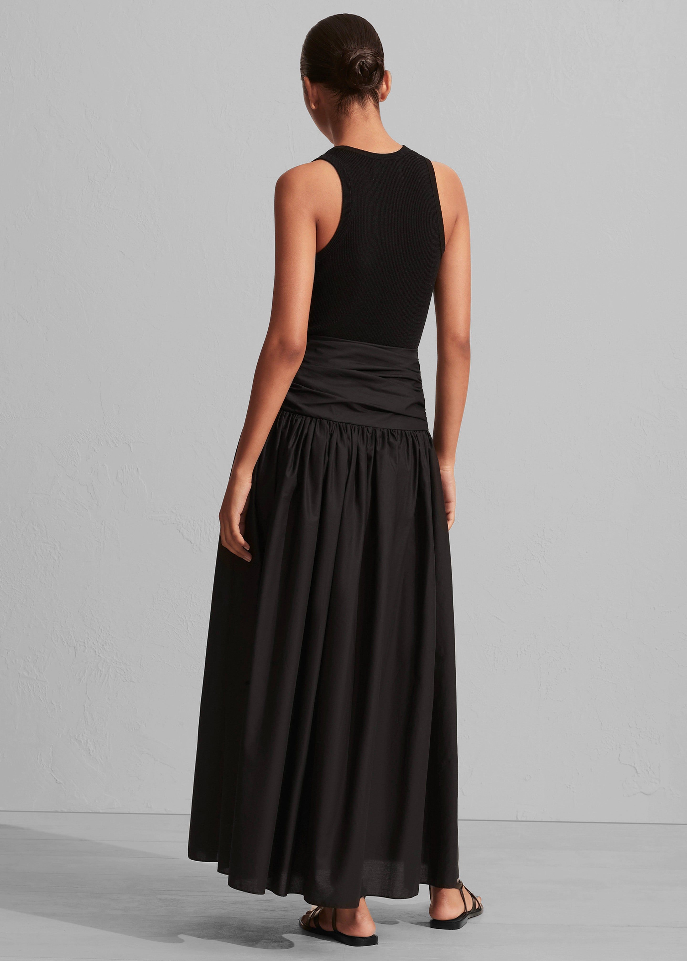 Matteau Ruched Maxi Skirt - Black sold by Frankie Shop product image thumbnail 8