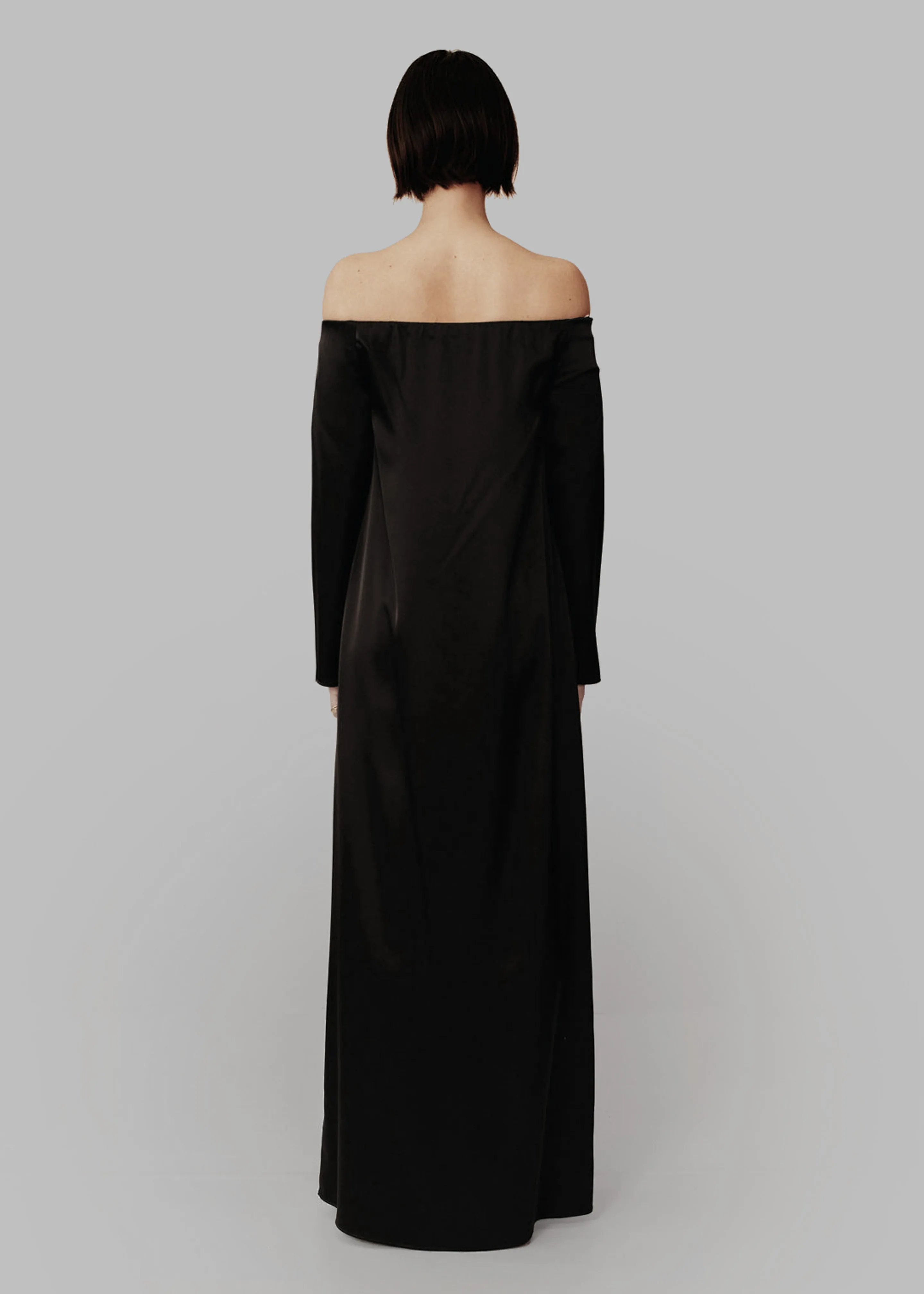 Esse Studios Off Shoulder Column Dress - Black sold by Frankie Shop product image thumbnail 4