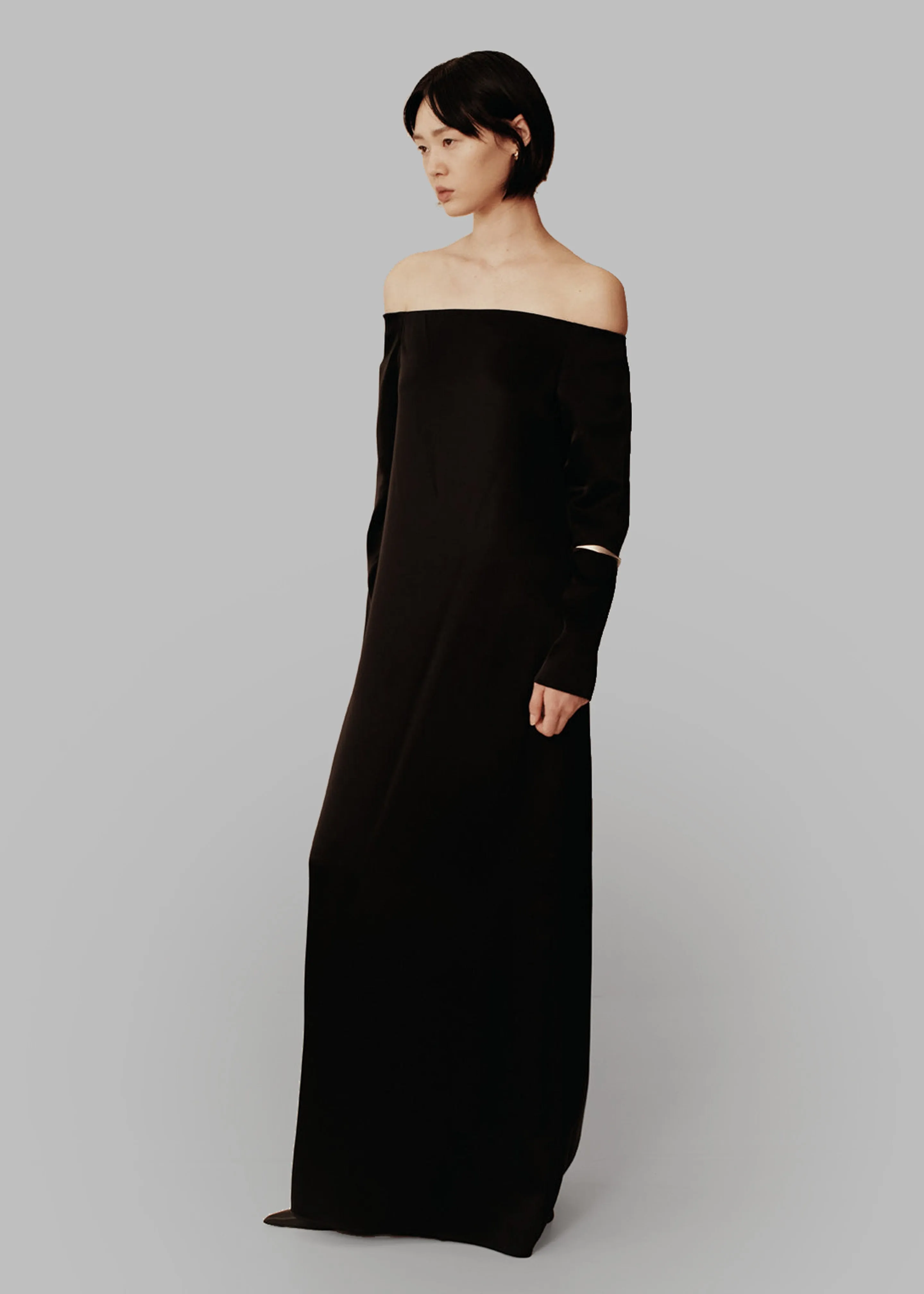 Esse Studios Off Shoulder Column Dress - Black sold by Frankie Shop product image thumbnail 2