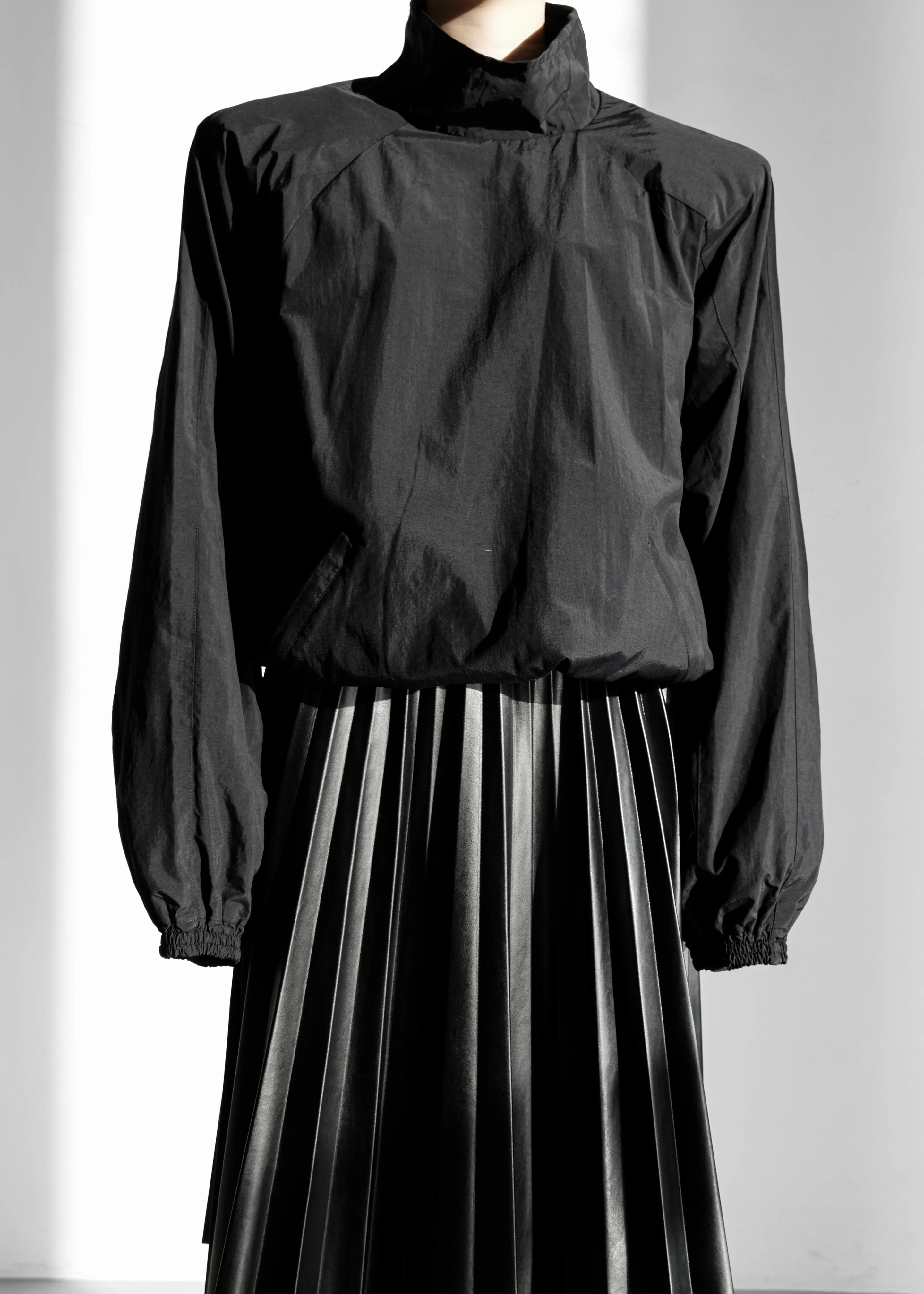 Doyle Mockneck Anorak - Black sold by Frankie Shop product image thumbnail 5