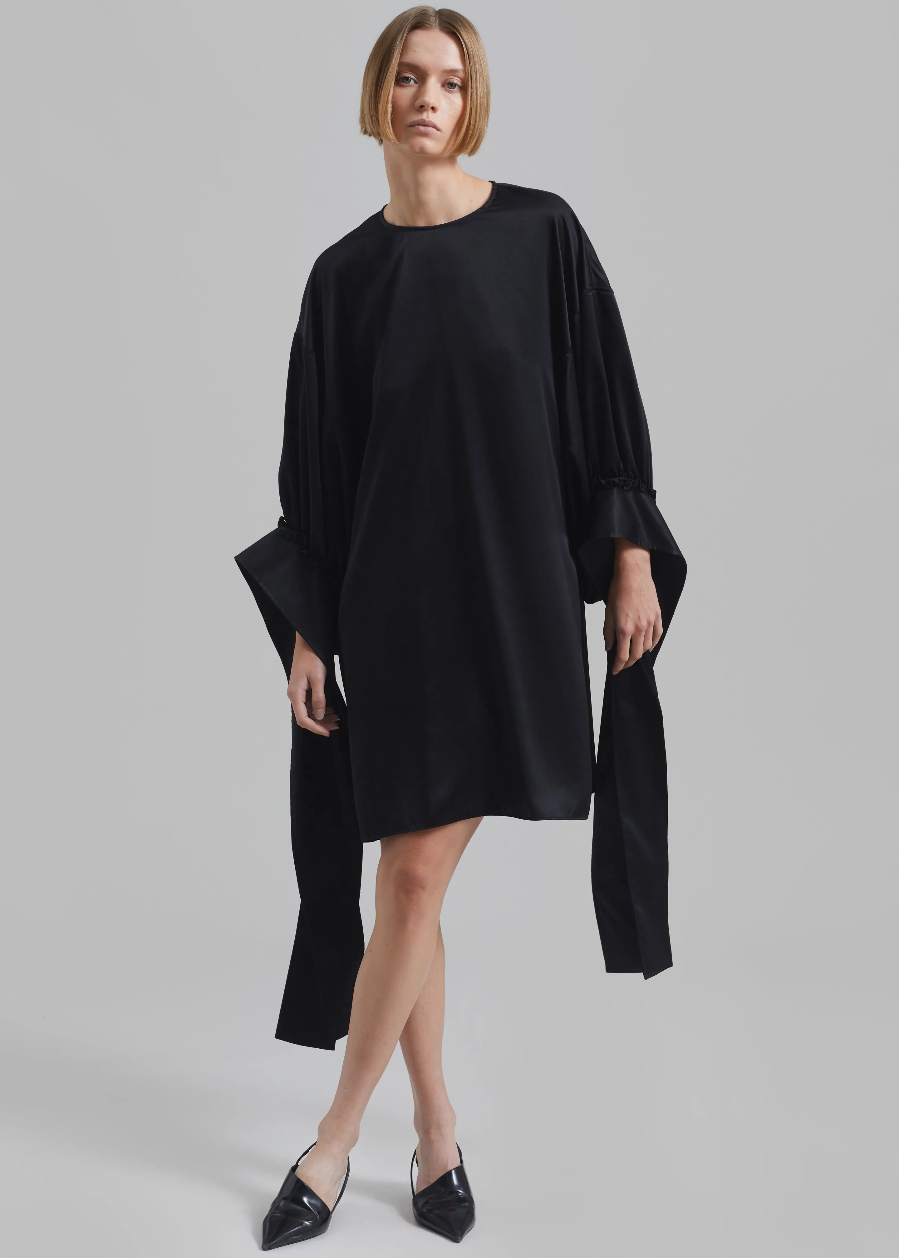 JW Anderson Tab Sleeve Dress - Black sold by Frankie Shop product image thumbnail 3
