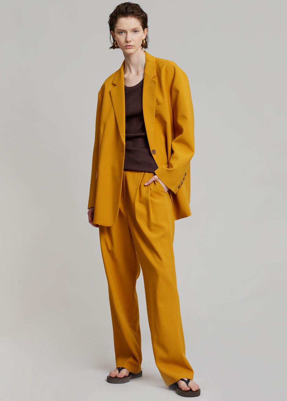 Bea Suit Pants - Mustard sold by Frankie Shop product image thumbnail 4