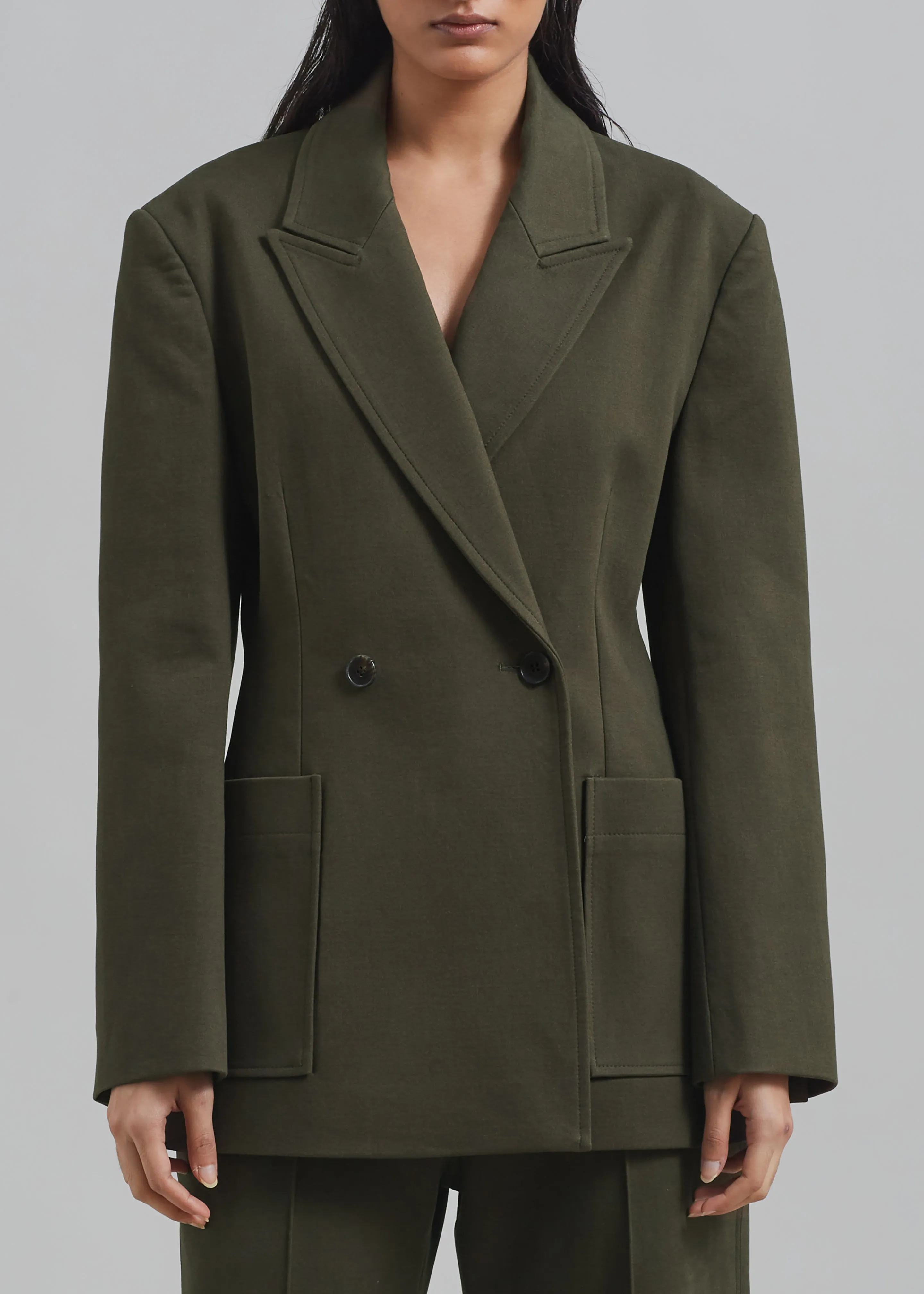 Devon Blazer - Khaki sold by Frankie Shop product image thumbnail 3