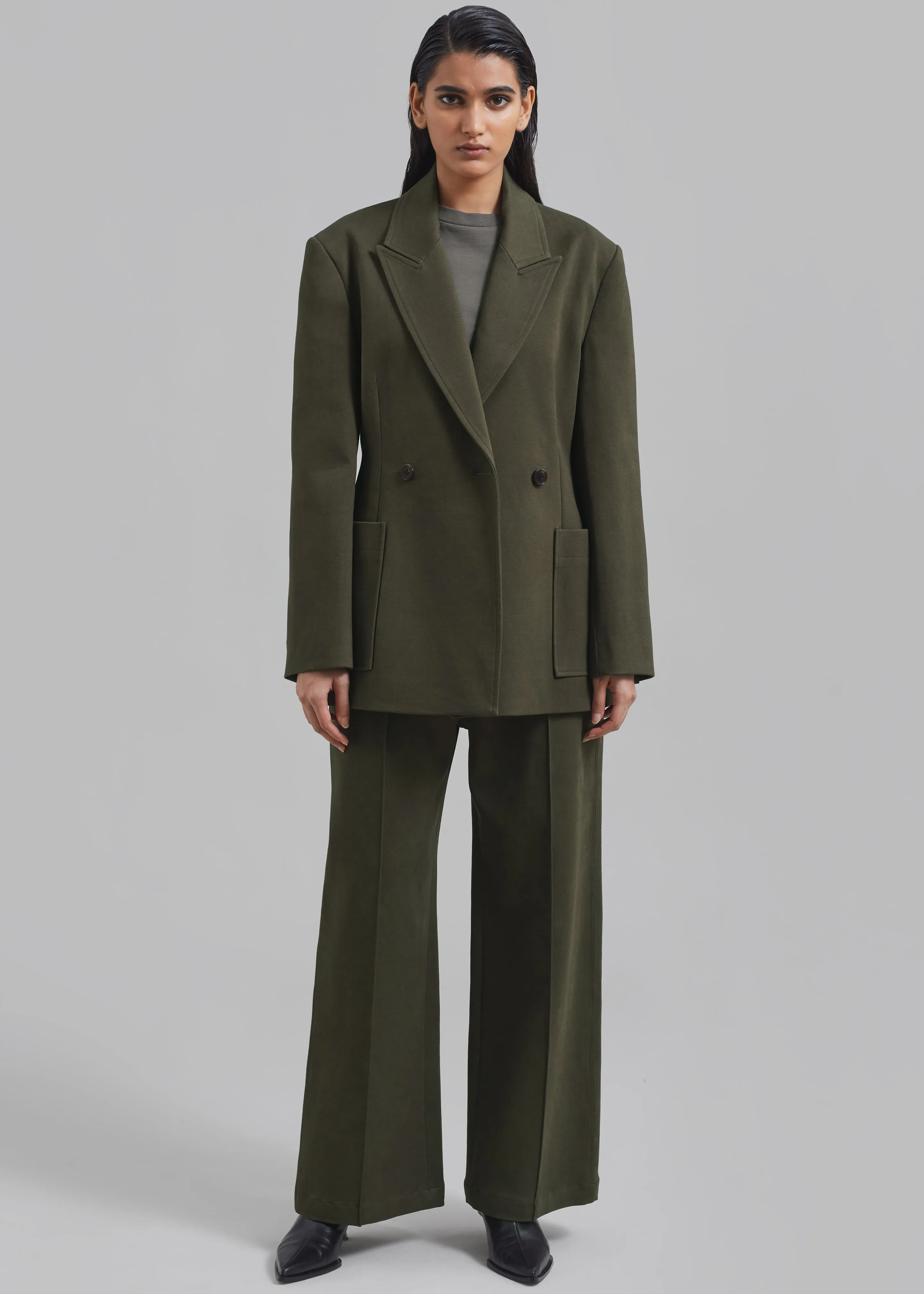 Devon Blazer - Khaki sold by Frankie Shop product image thumbnail 5