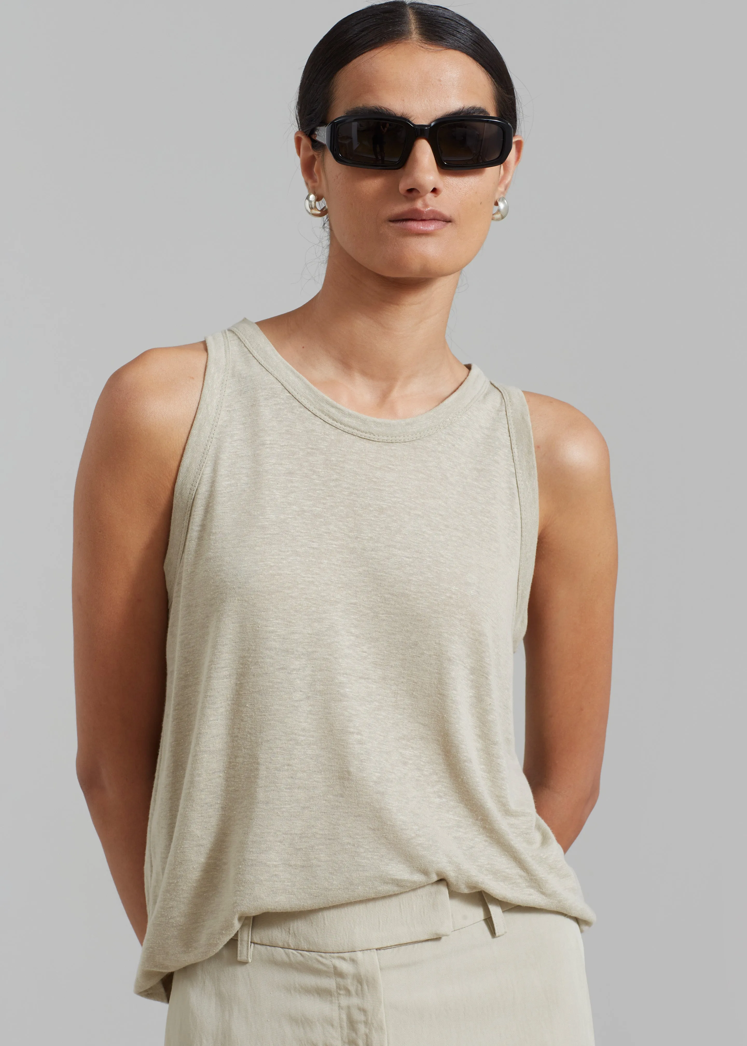 Taya Tank Top - Olive sold by Frankie Shop product image thumbnail 4