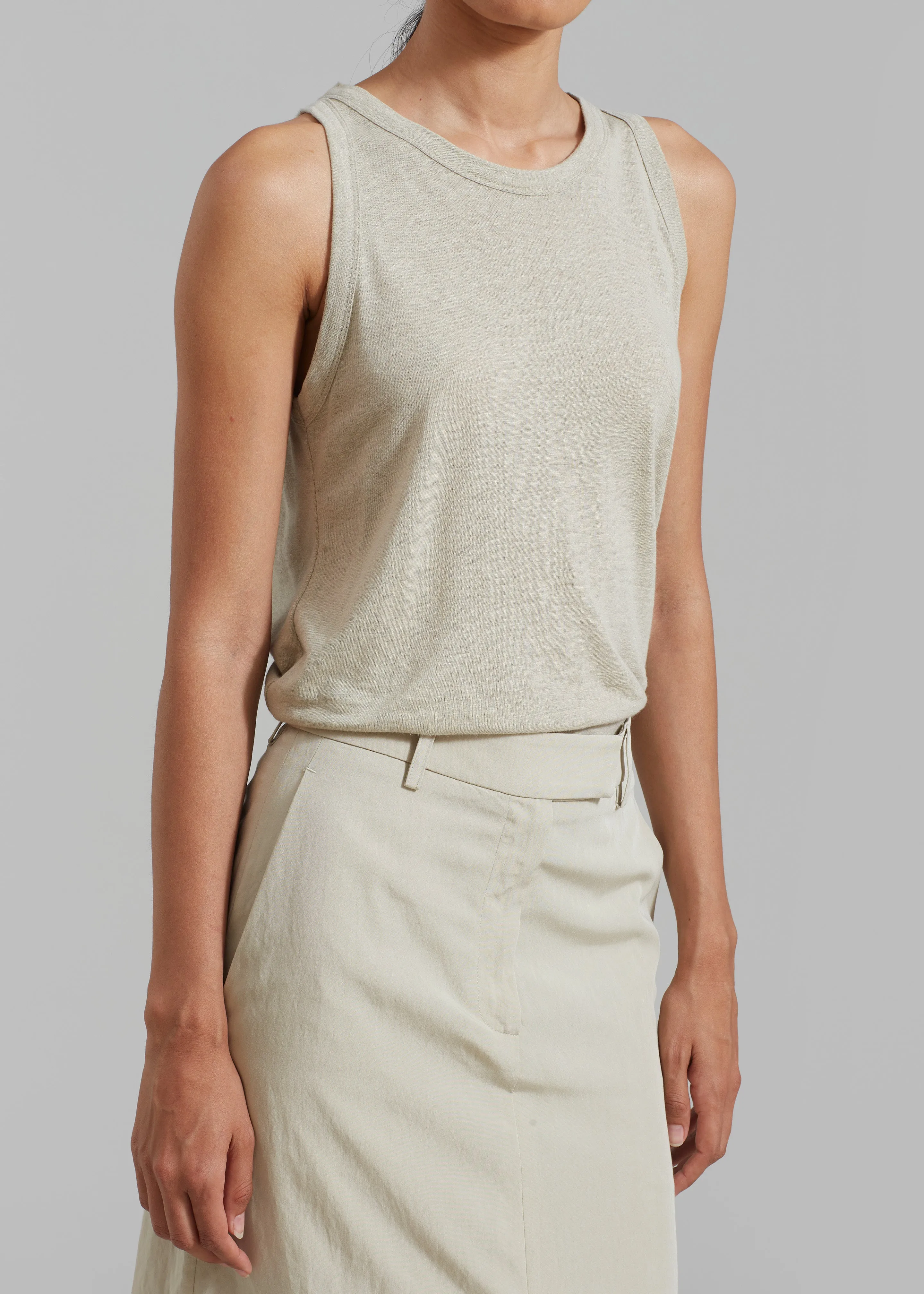 Taya Tank Top - Olive sold by Frankie Shop product image thumbnail 3