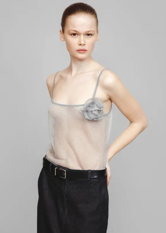 The Garment Neptune Tank Top - Silver sold by Frankie Shop