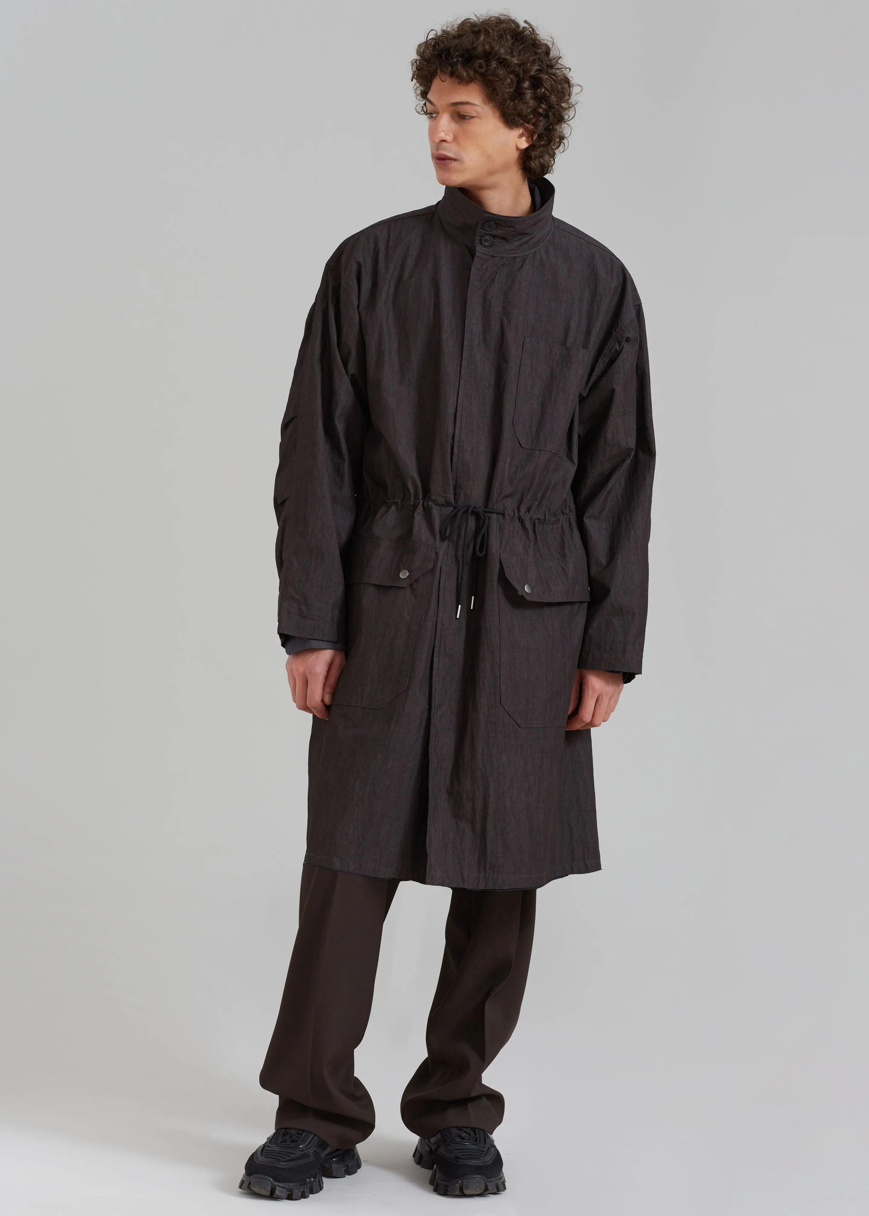 Stephen Anorak - Charcoal sold by Frankie Shop