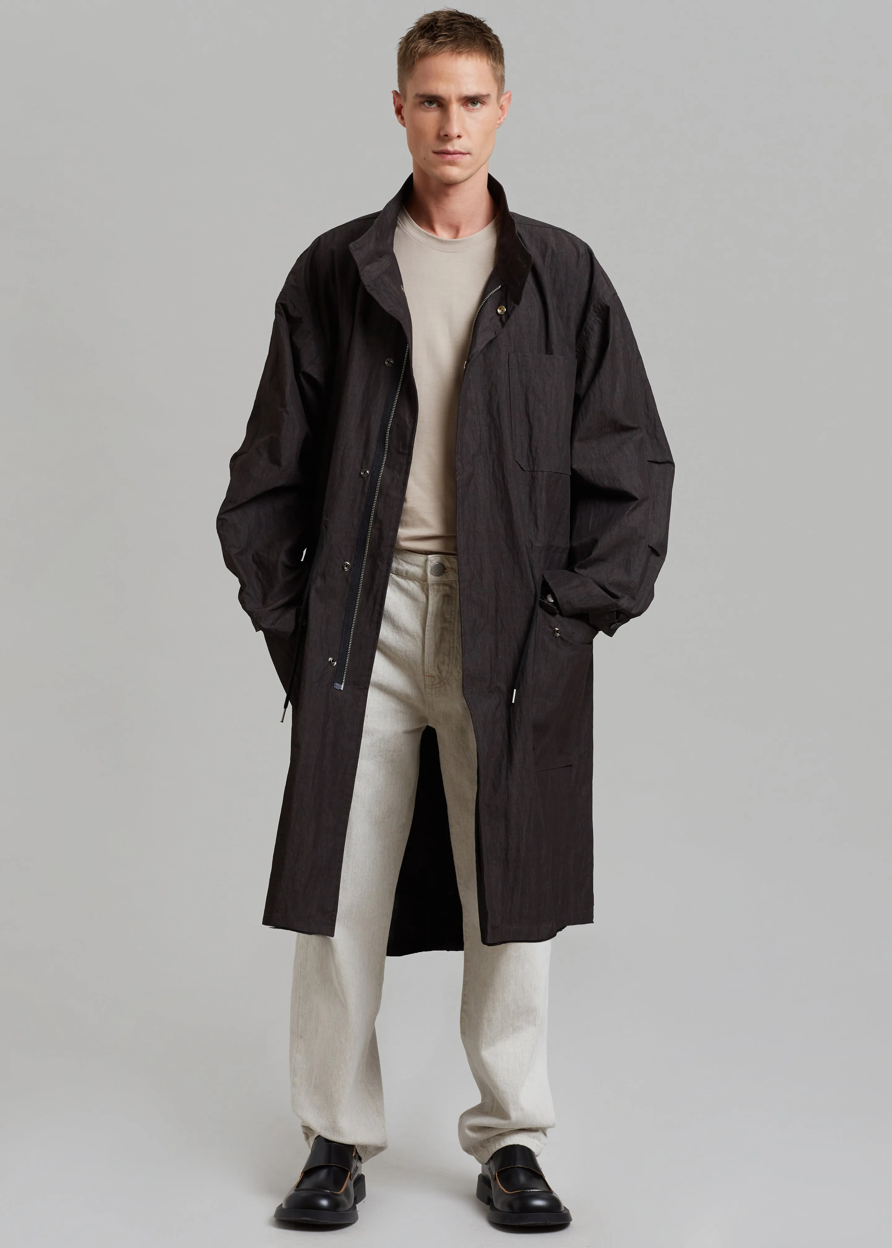 Stephen Anorak - Charcoal sold by Frankie Shop product image thumbnail 2