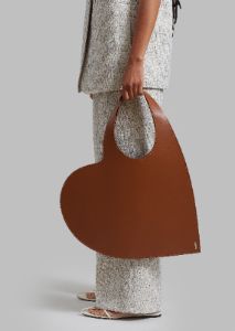 Coperni Heart Tote Bag - Camel | Parallel