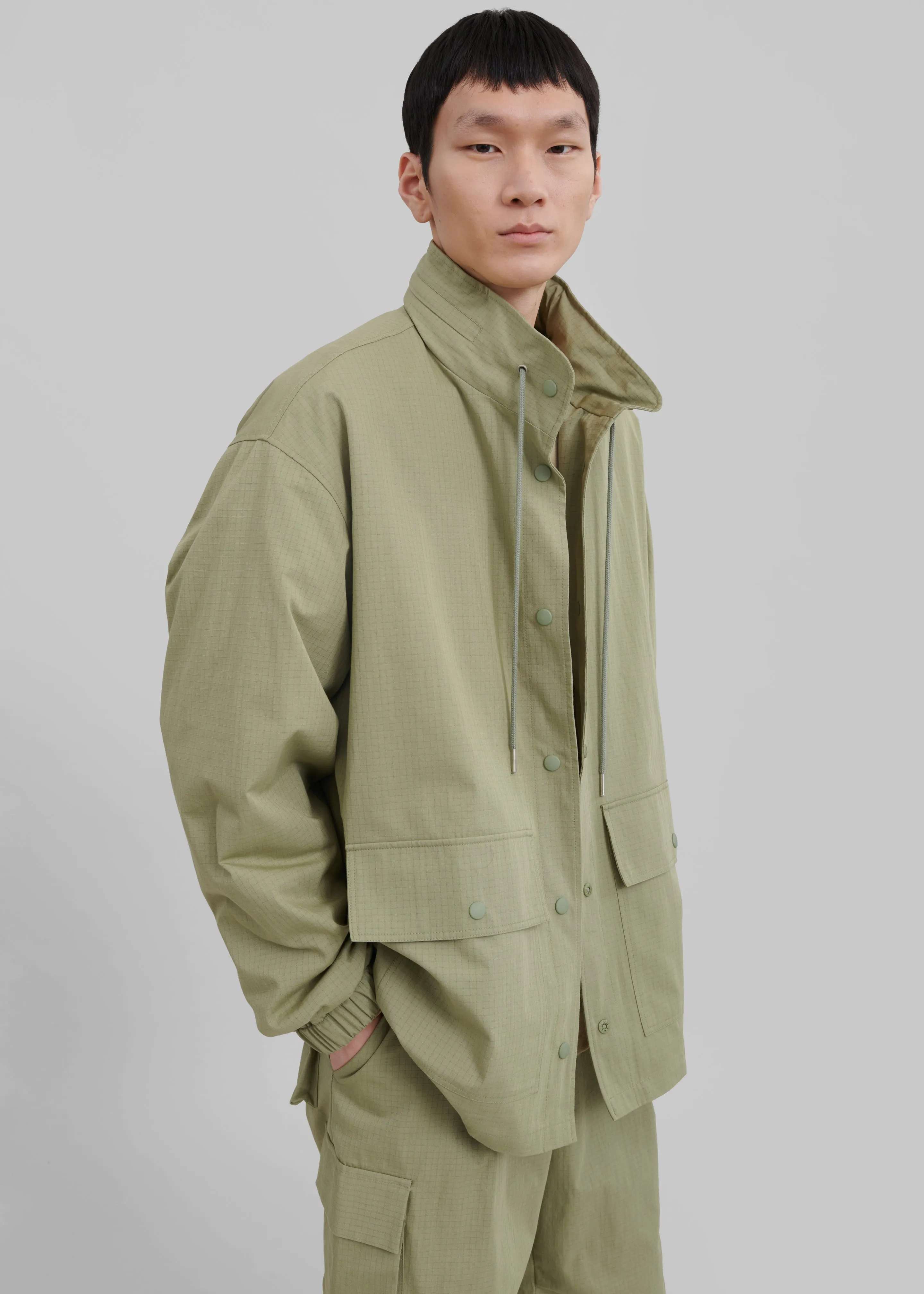 Edward Anorak - Olive sold by Frankie Shop product image thumbnail 2