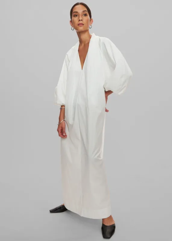 Esse Studios Collected Long Dress - Ivory made by Frankie Shop