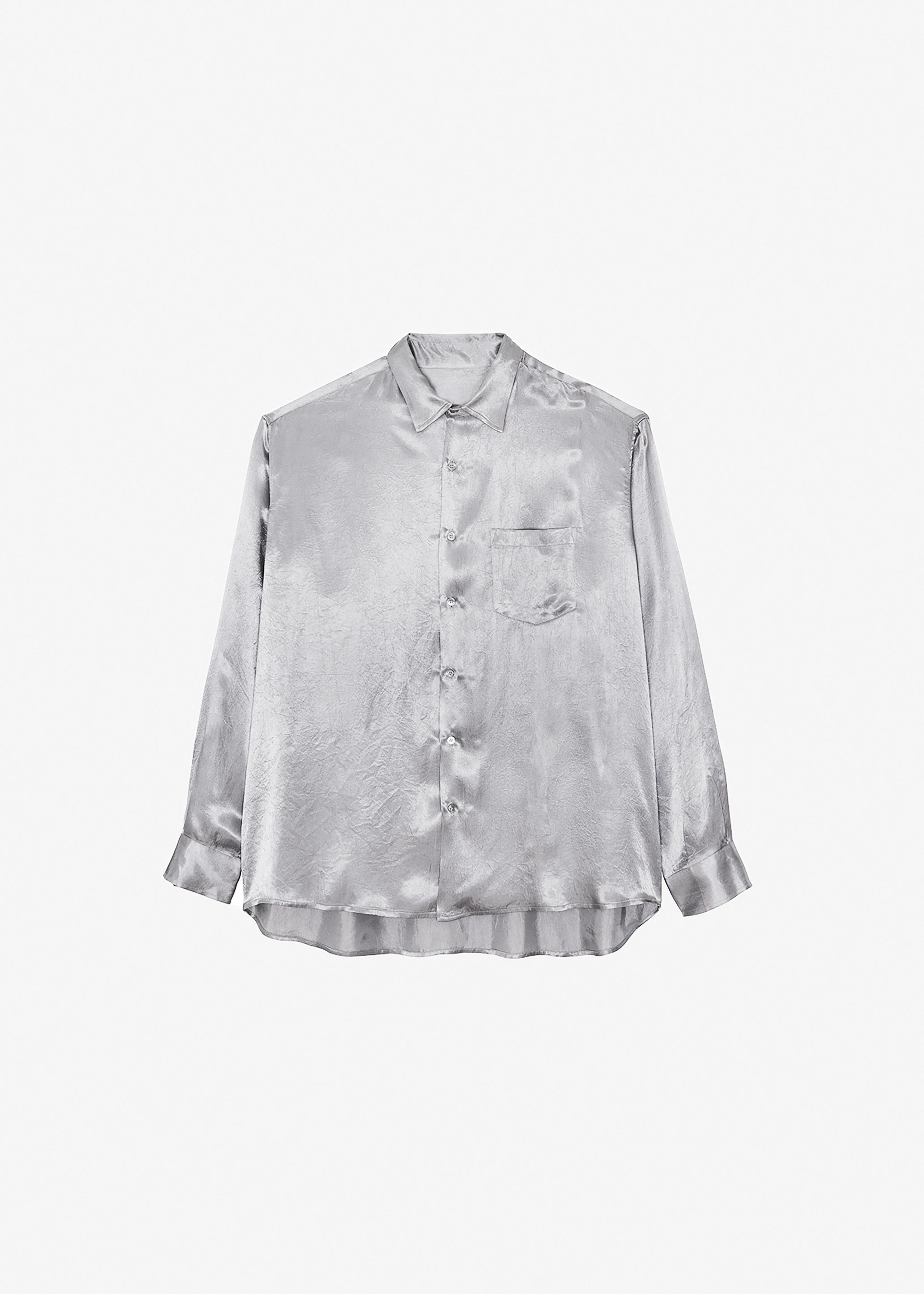 Paes Silky Shirt - Grey sold by Frankie Shop product image thumbnail 8
