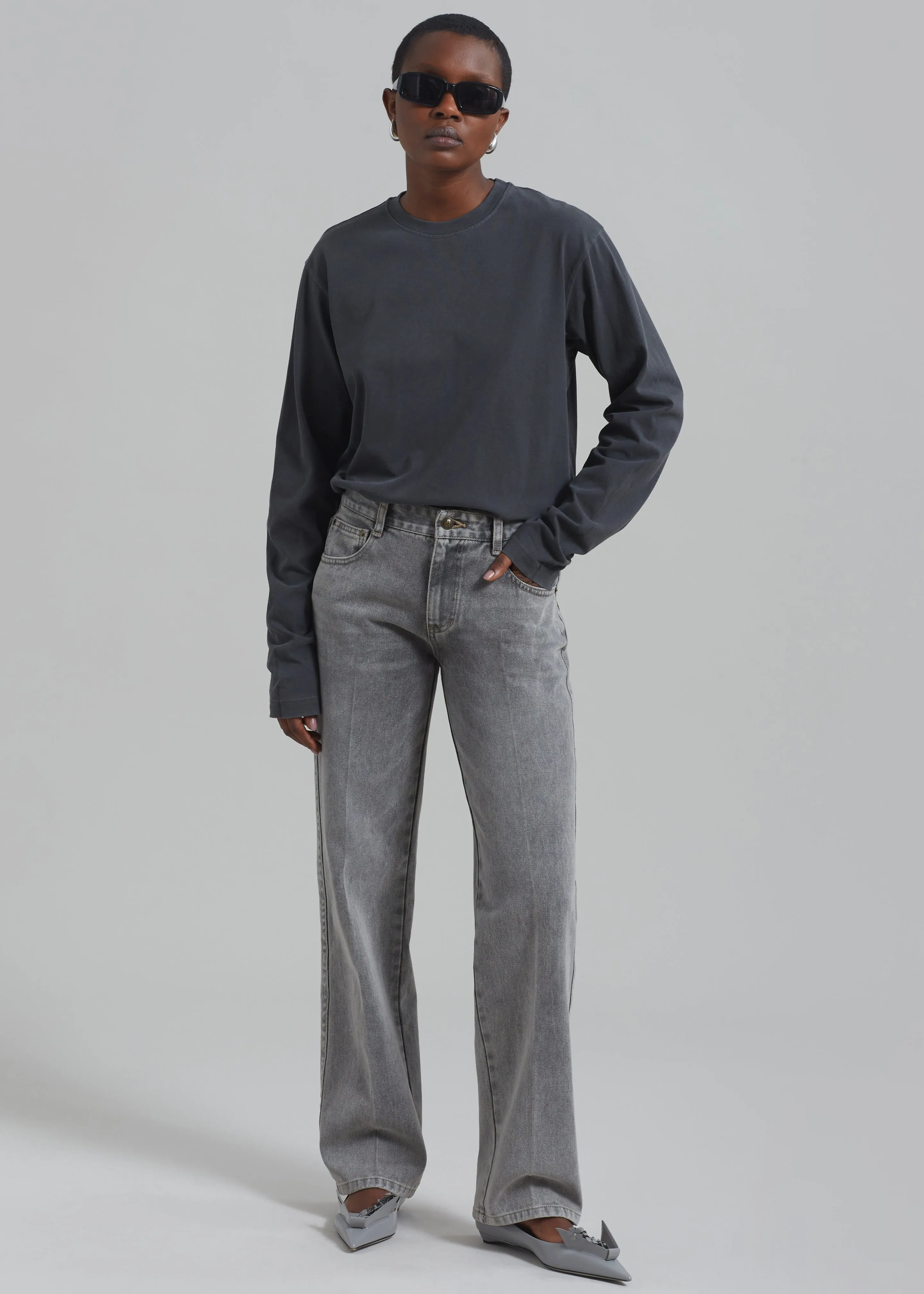 Sportmax Agguati Long Sleeve Tee - Black sold by Frankie Shop product image thumbnail 5