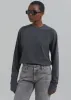 Sportmax Agguati Long Sleeve Tee - Black sold by Frankie Shop