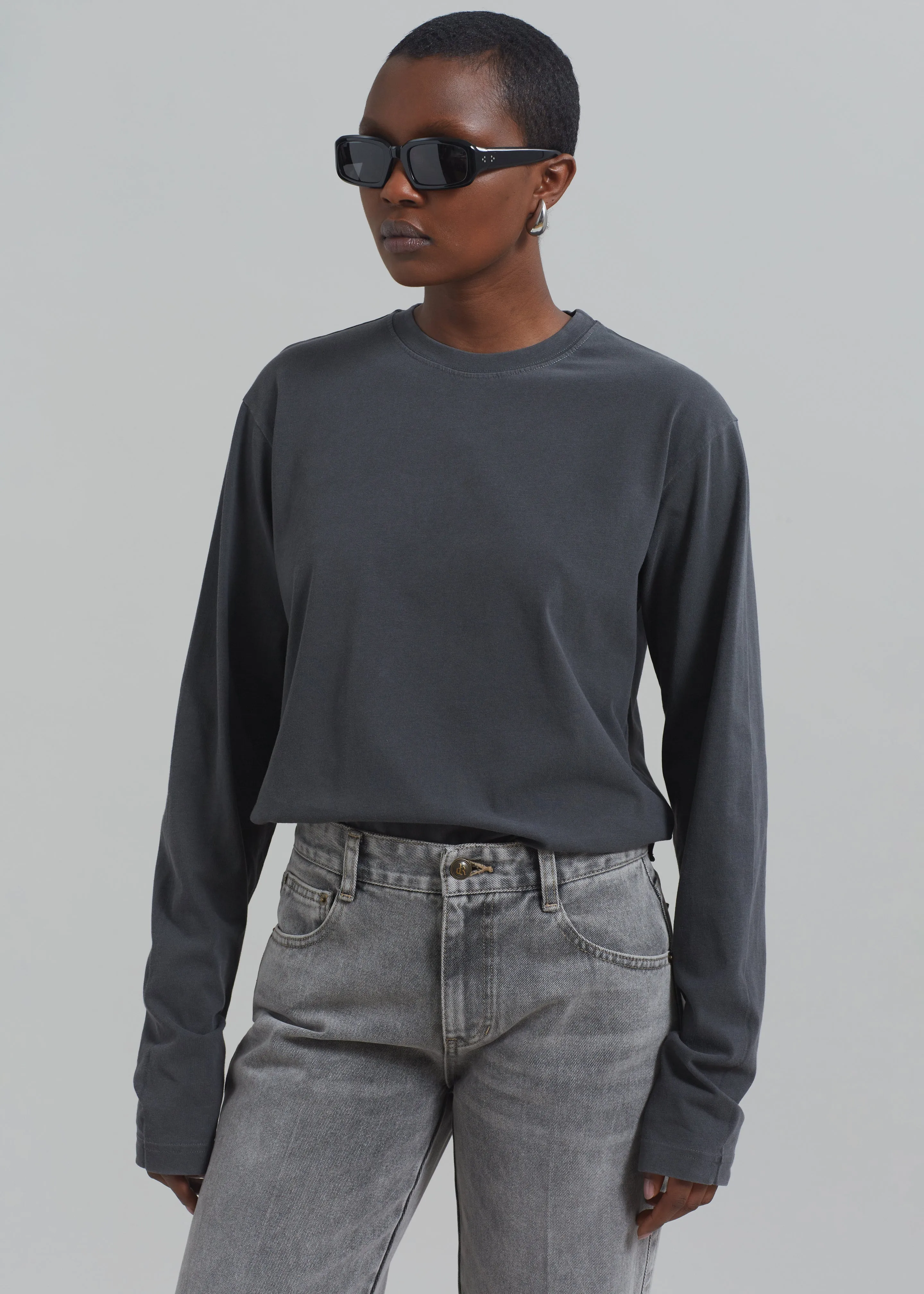 Sportmax Agguati Long Sleeve Tee - Black sold by Frankie Shop product image thumbnail 4
