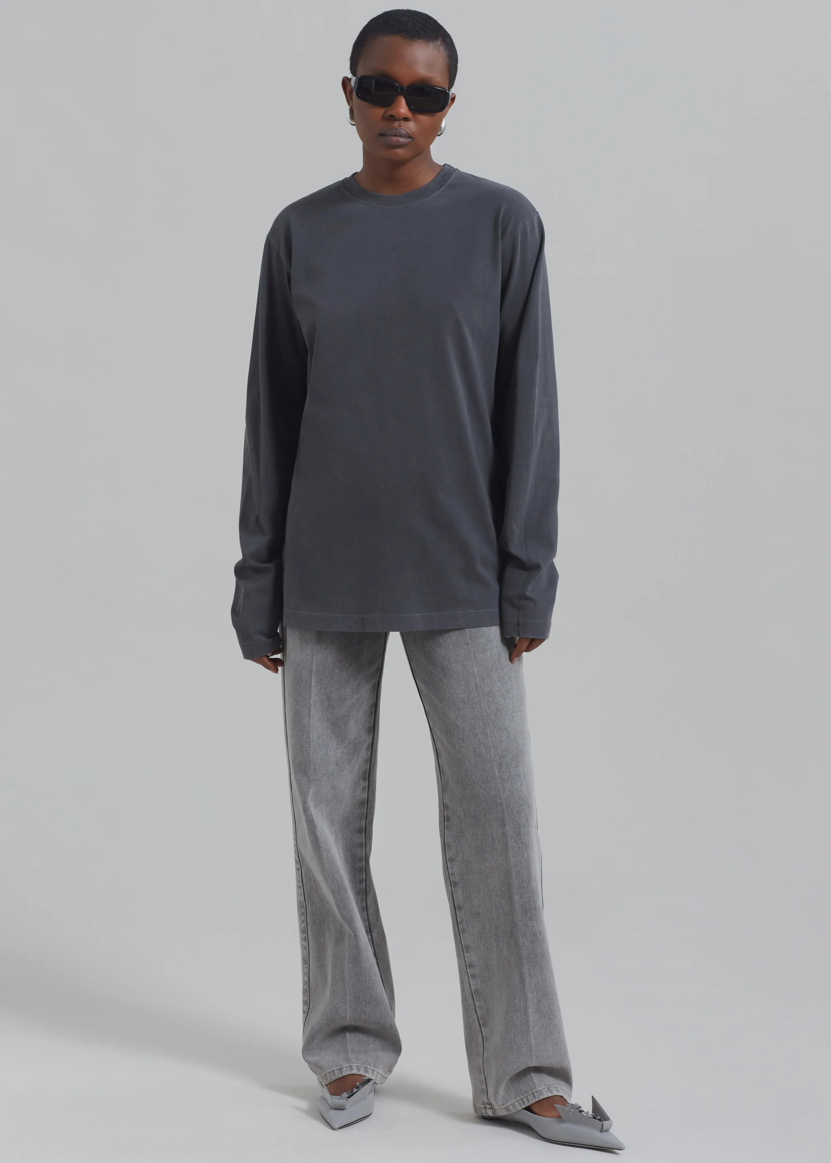 Sportmax Agguati Long Sleeve Tee - Black sold by Frankie Shop