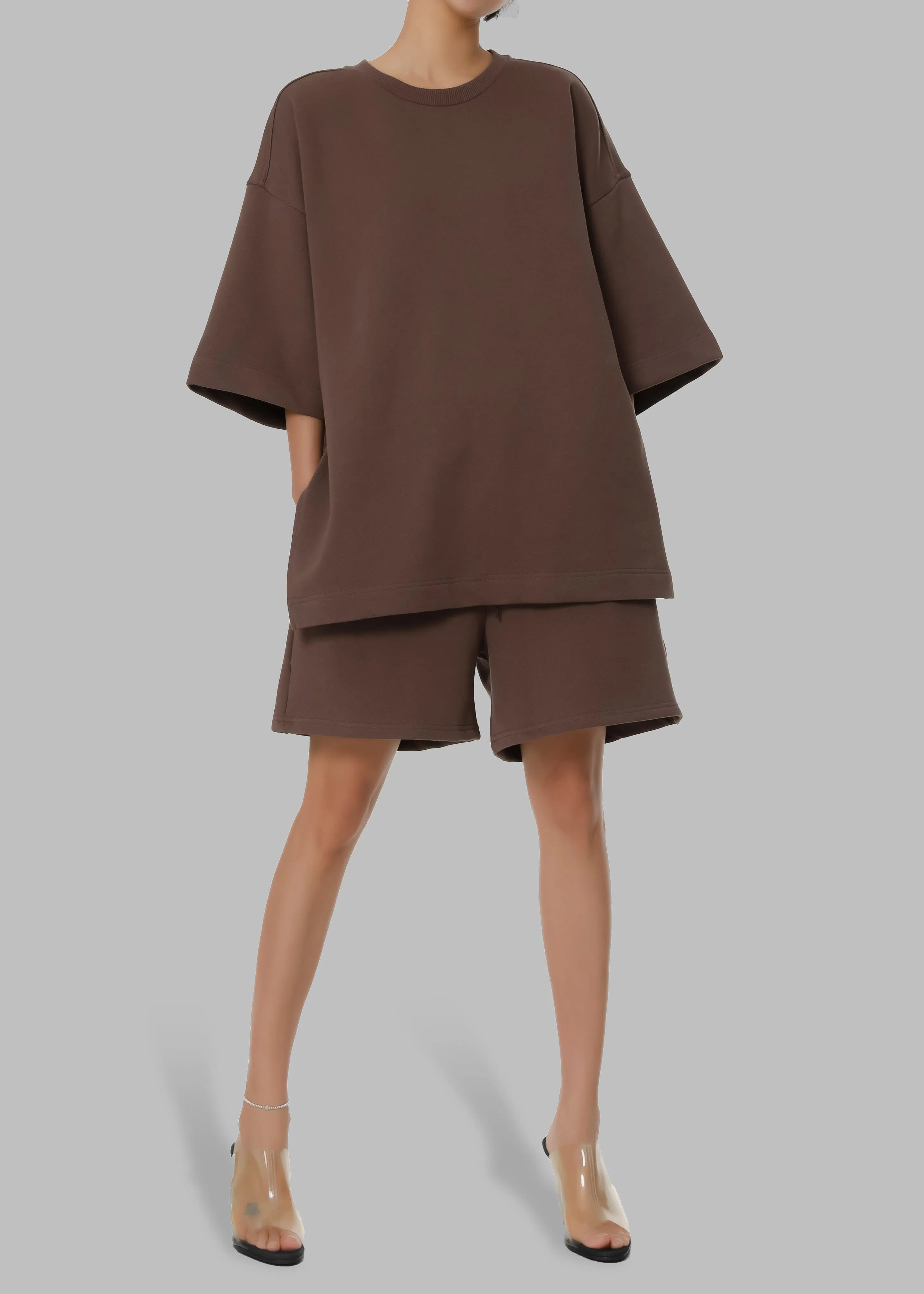 Memphis Fleece Set - Brown sold by Frankie Shop product image thumbnail 2