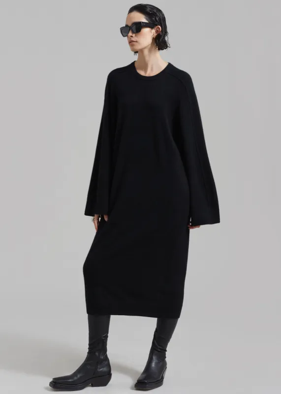 Loulou Studio Long Esna Dress - Black sold by Frankie Shop