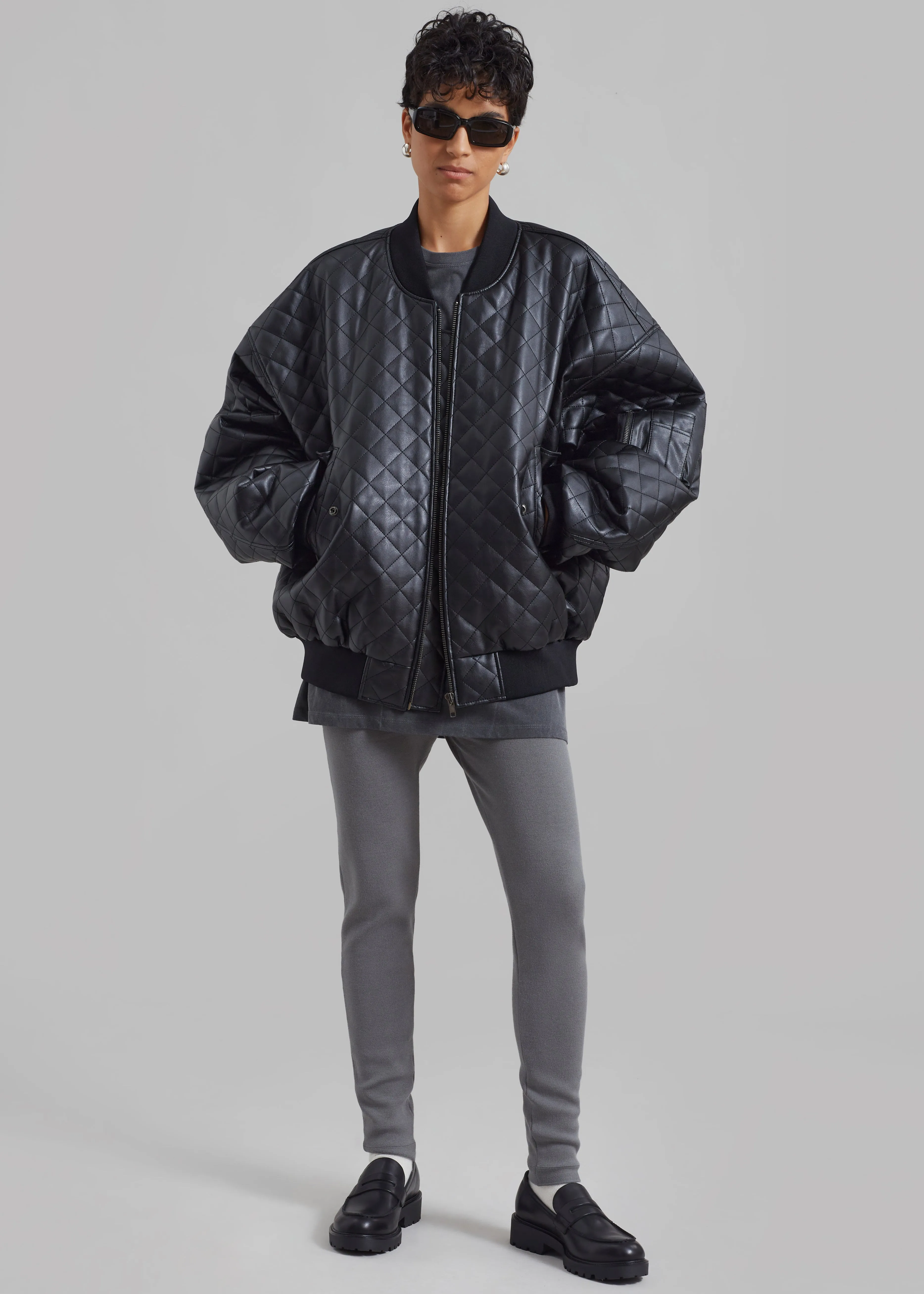 Rosalia Quilted Jacket - Black sold by Frankie Shop product image thumbnail 2