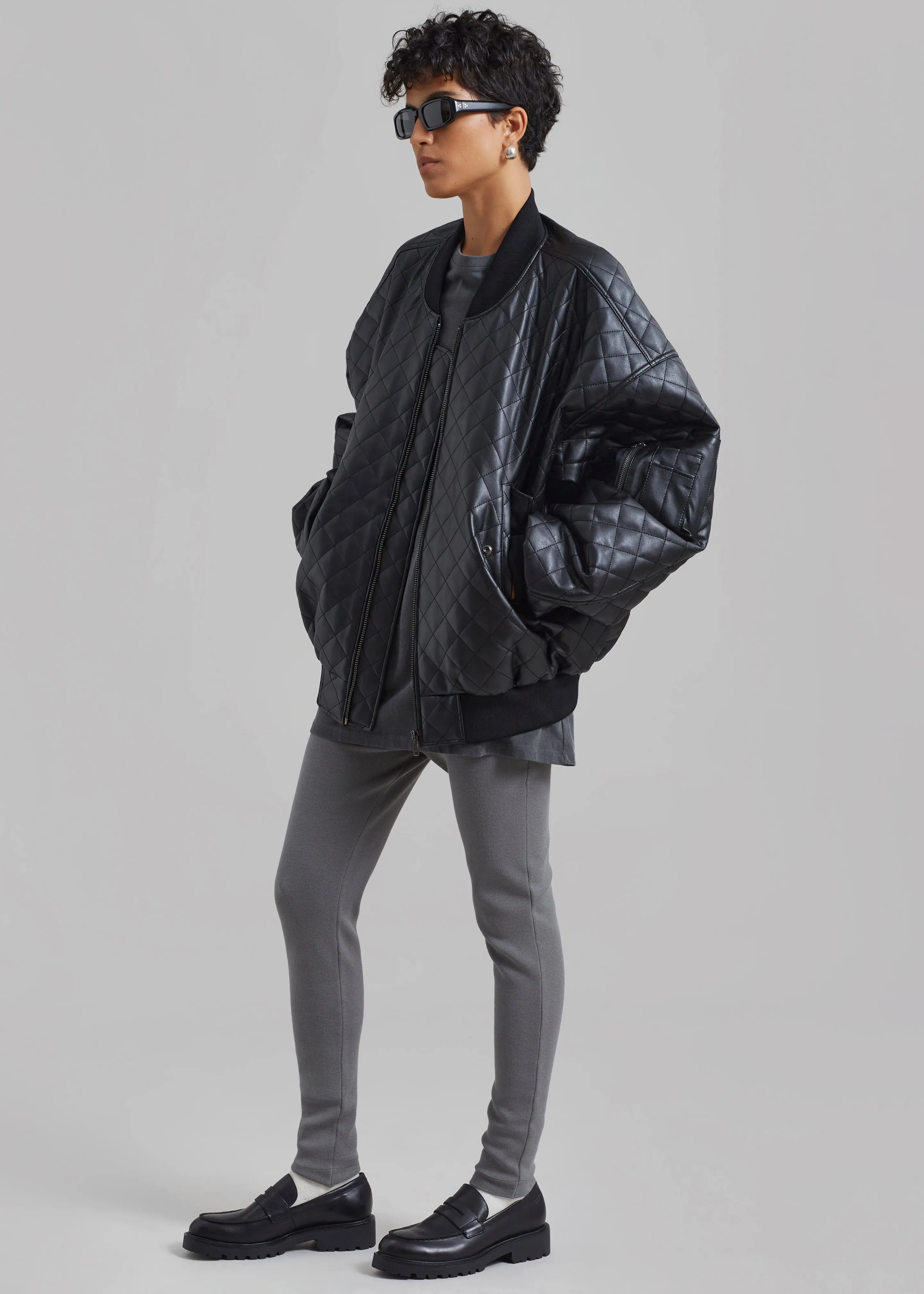 Rosalia Quilted Jacket - Black sold by Frankie Shop product image thumbnail 4