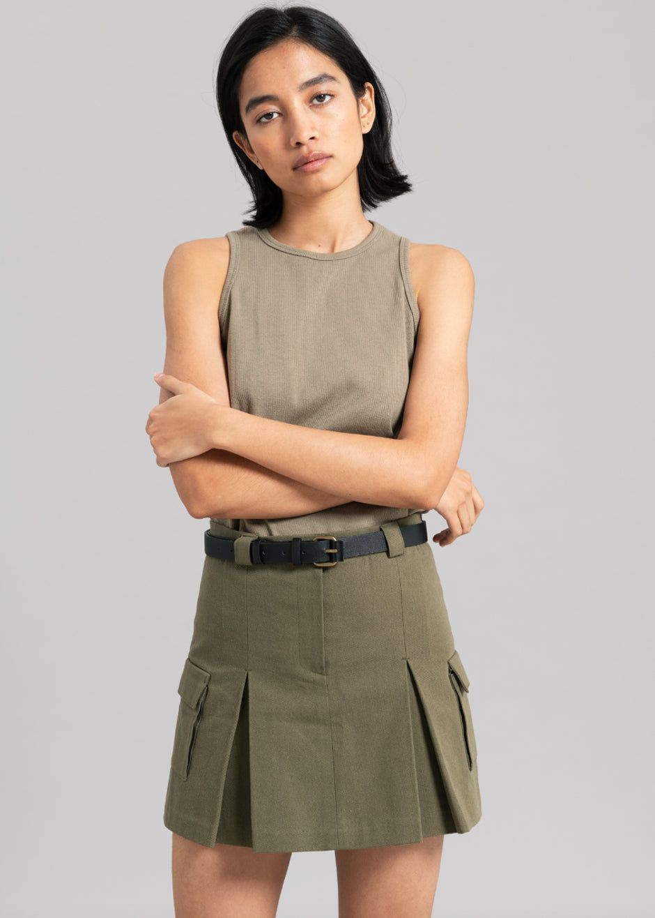 Liko Tank - Olive sold by Frankie Shop product image thumbnail 2