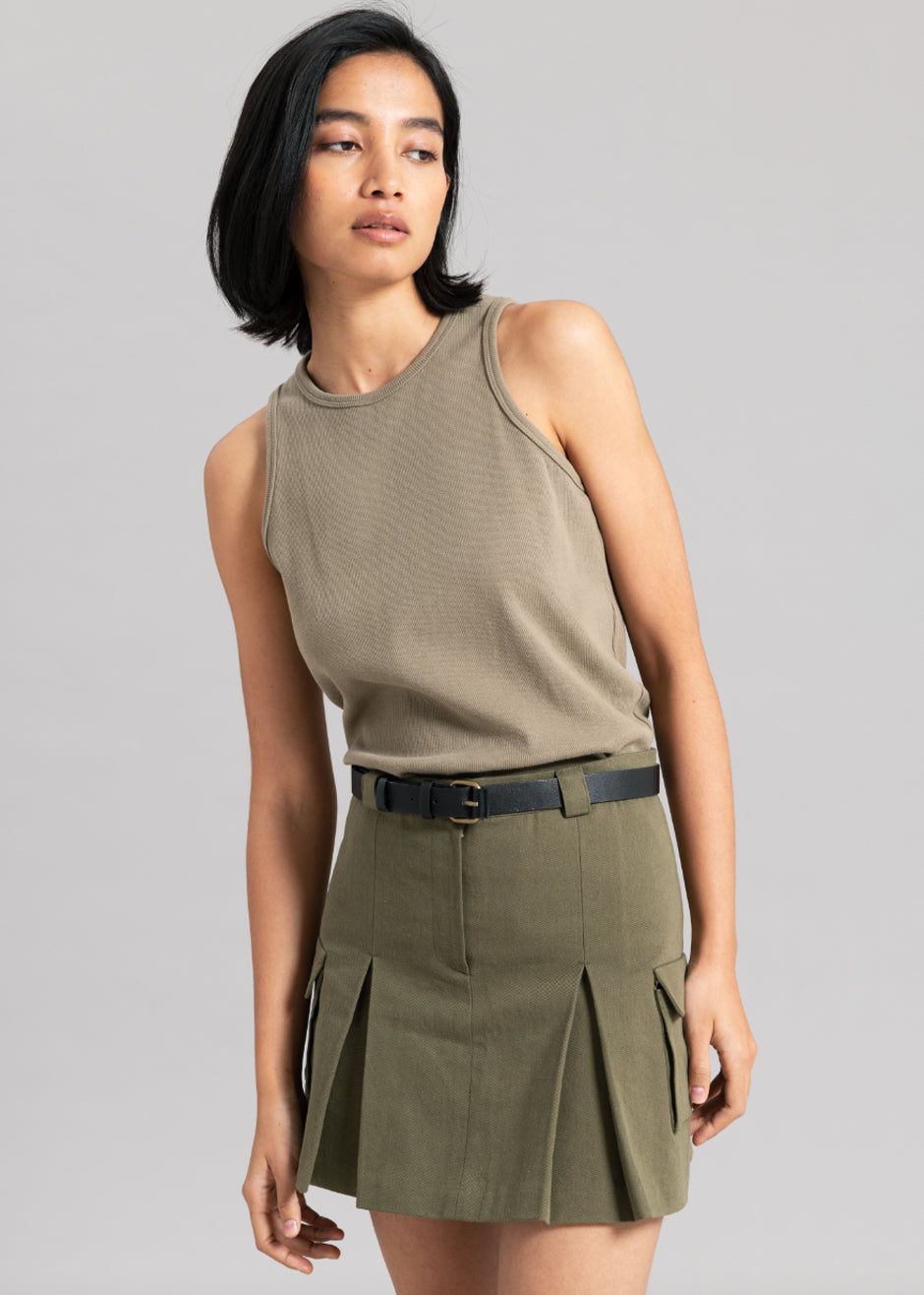 Liko Tank - Olive sold by Frankie Shop product image thumbnail 4