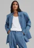 Jan Denim Blazer - Blue sold by Frankie Shop