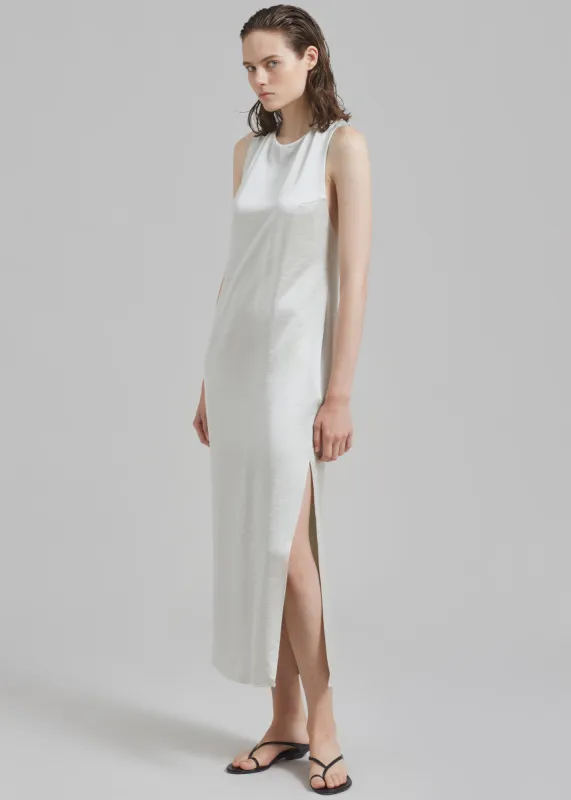 Samsøe Samsøe Ellie Dress - White Onyx made by Frankie Shop