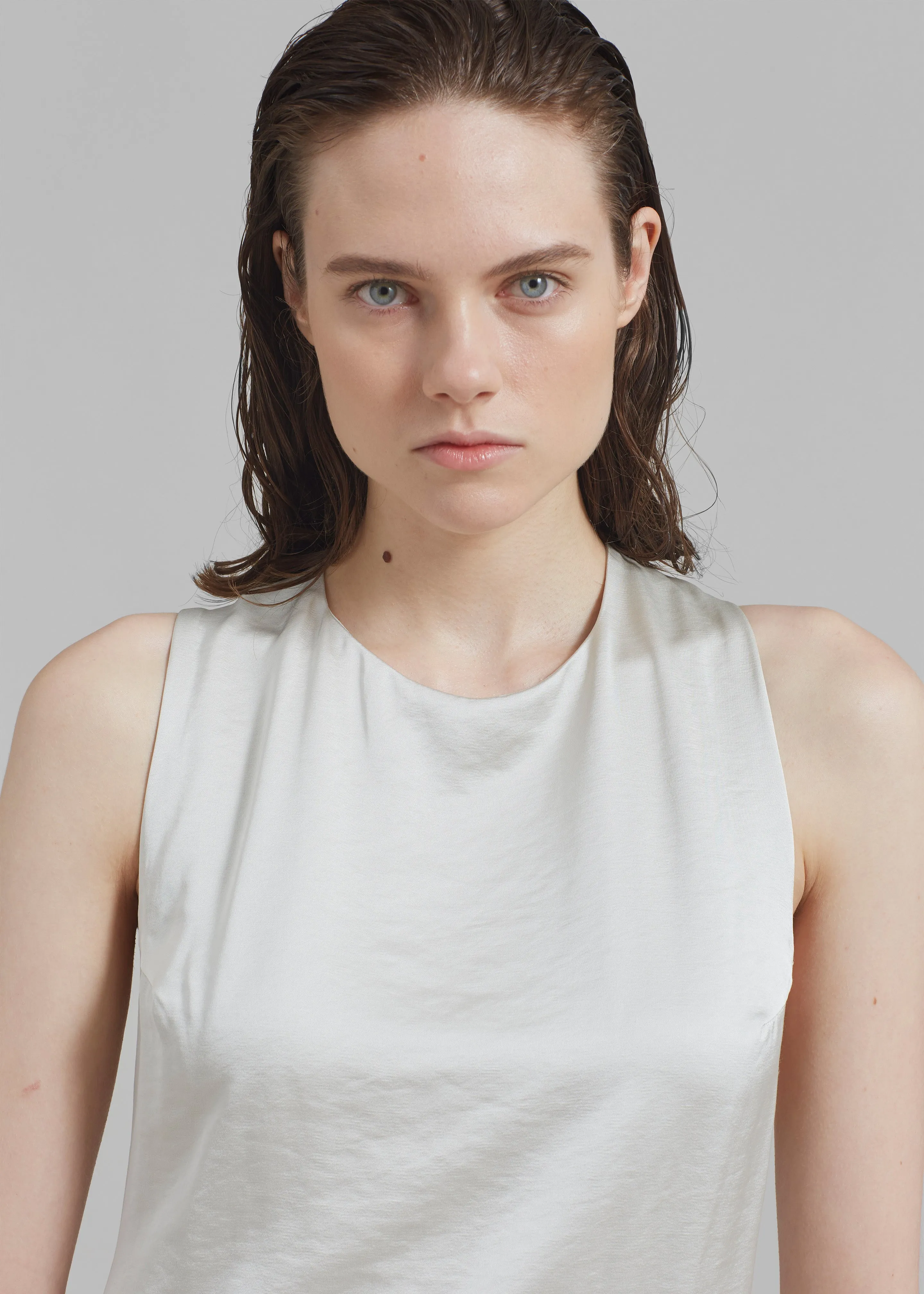 Samsøe Samsøe Ellie Dress - White Onyx sold by Frankie Shop product image thumbnail 4
