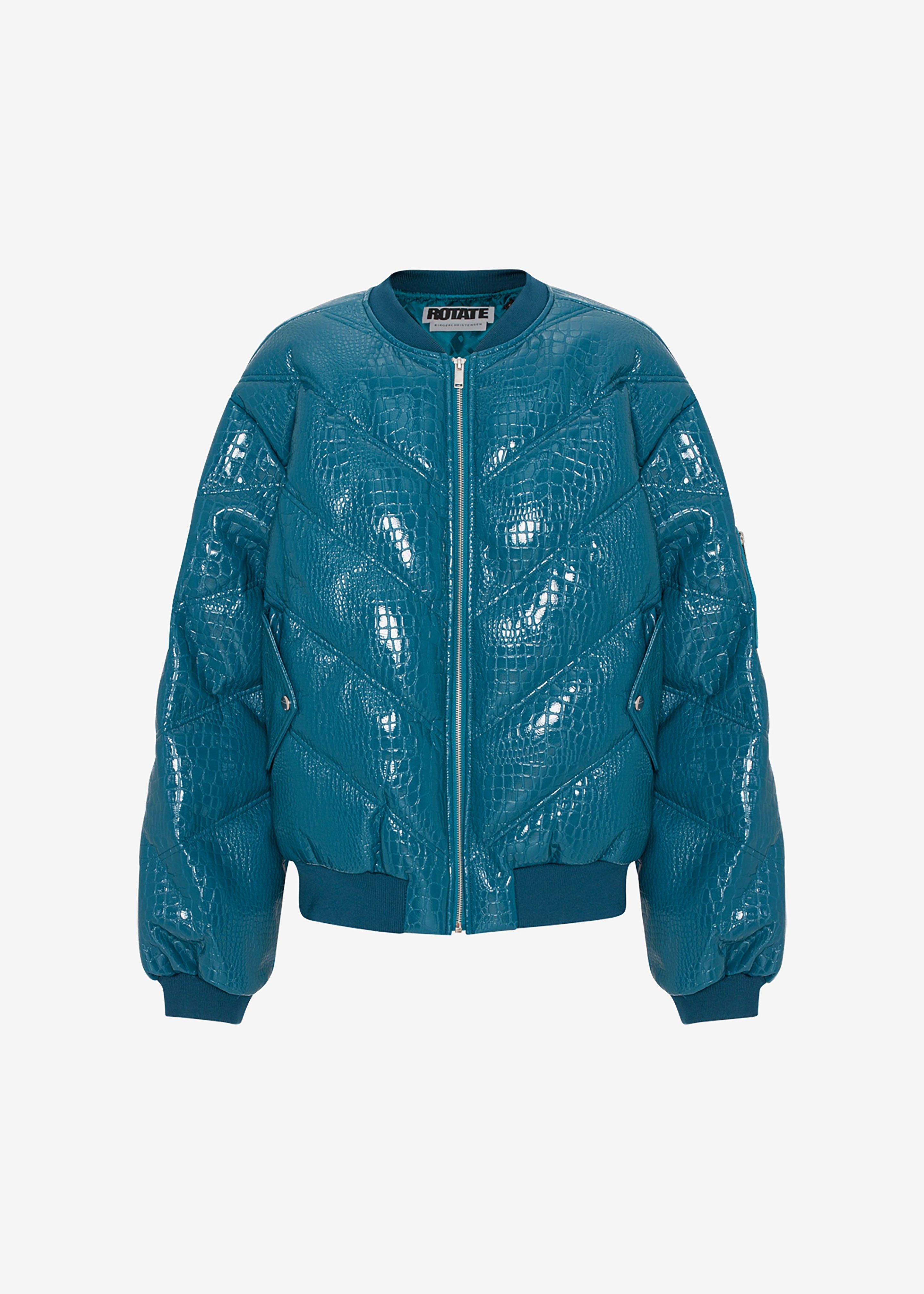 ROTATE Inary Bomber Jacket - Blue Coral sold by Frankie Shop product image thumbnail 6