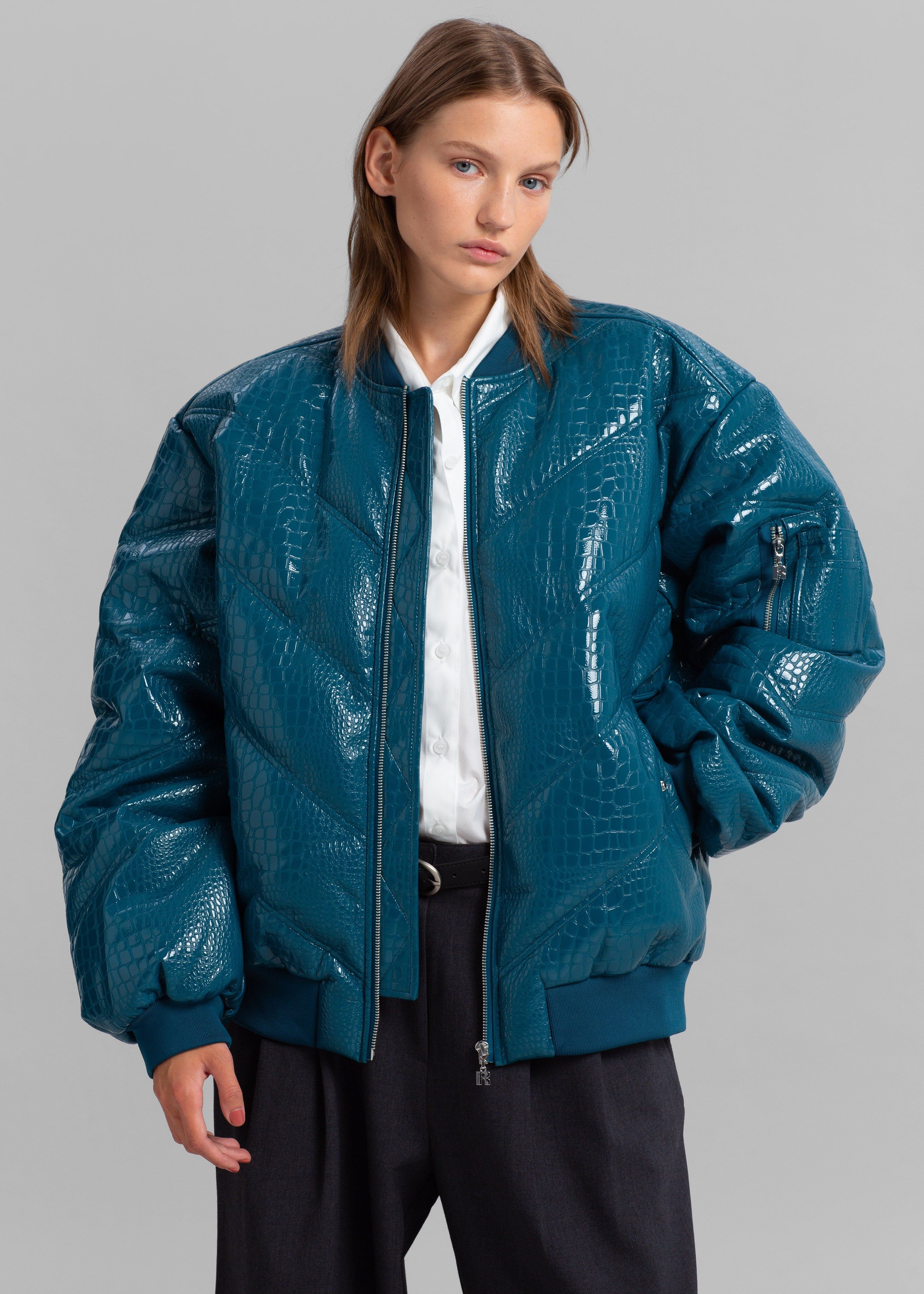 ROTATE Inary Bomber Jacket - Blue Coral sold by Frankie Shop product image thumbnail 2