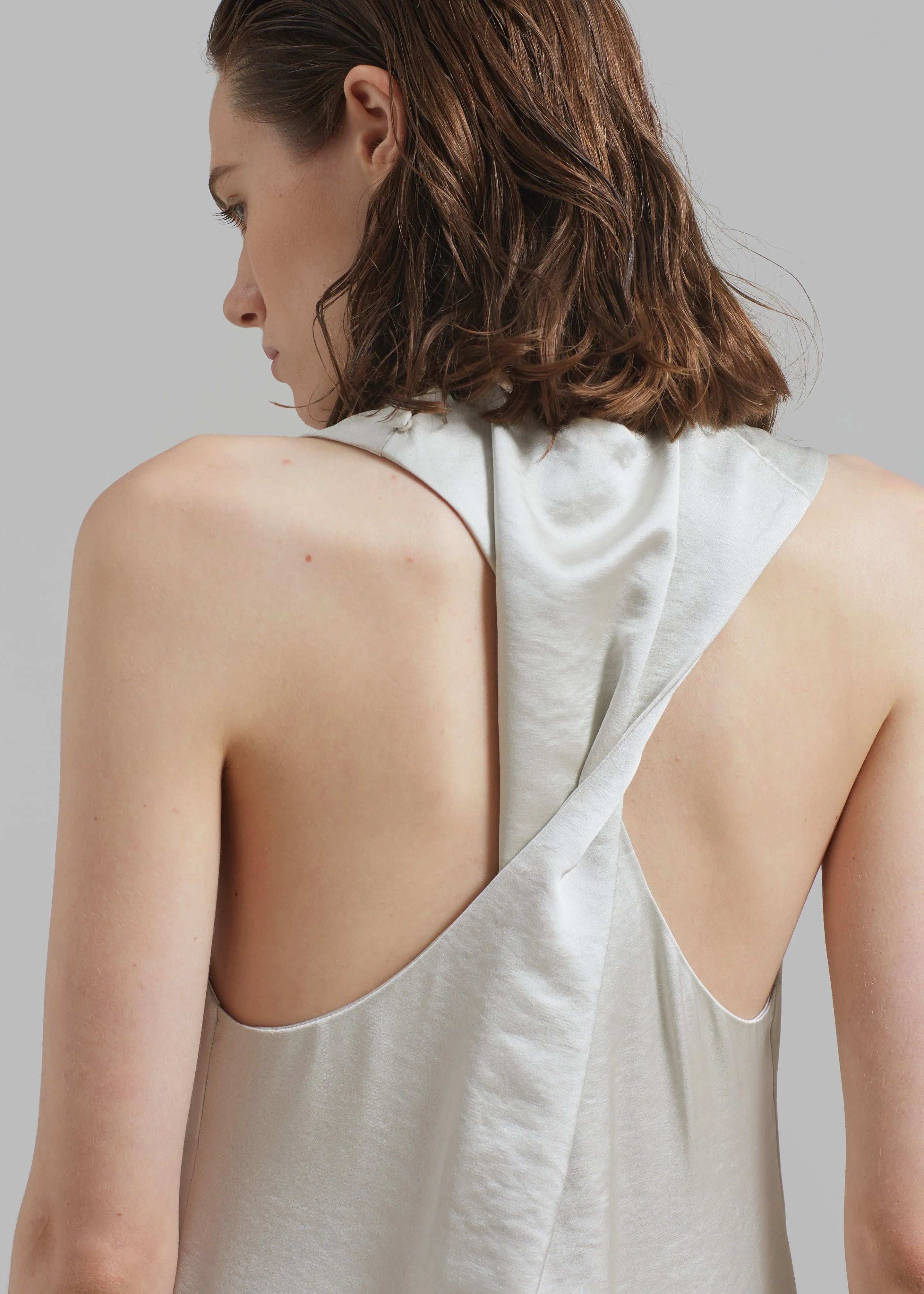 Samsøe Samsøe Ellie Dress - White Onyx sold by Frankie Shop product image thumbnail 2