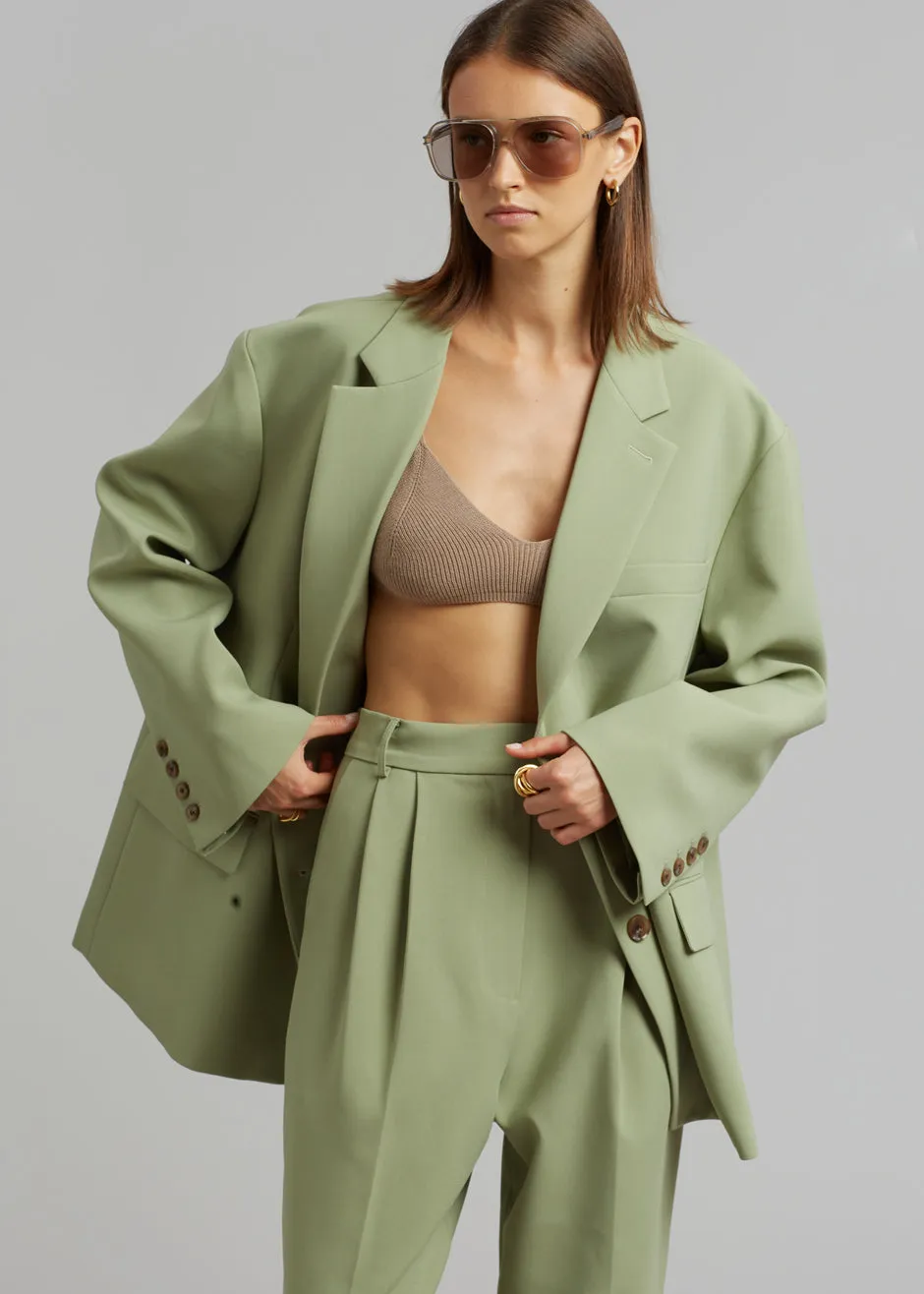 Bea Suit Pants - Sage sold by Frankie Shop