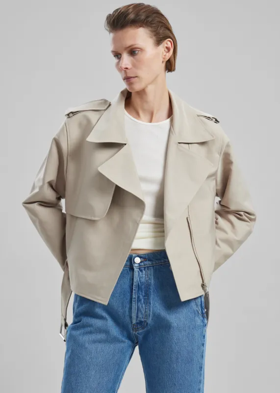 Max Short Trench - Beige sold by Frankie Shop