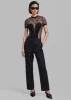 ROTATE Contrast Bodysuit - Black sold by Frankie Shop