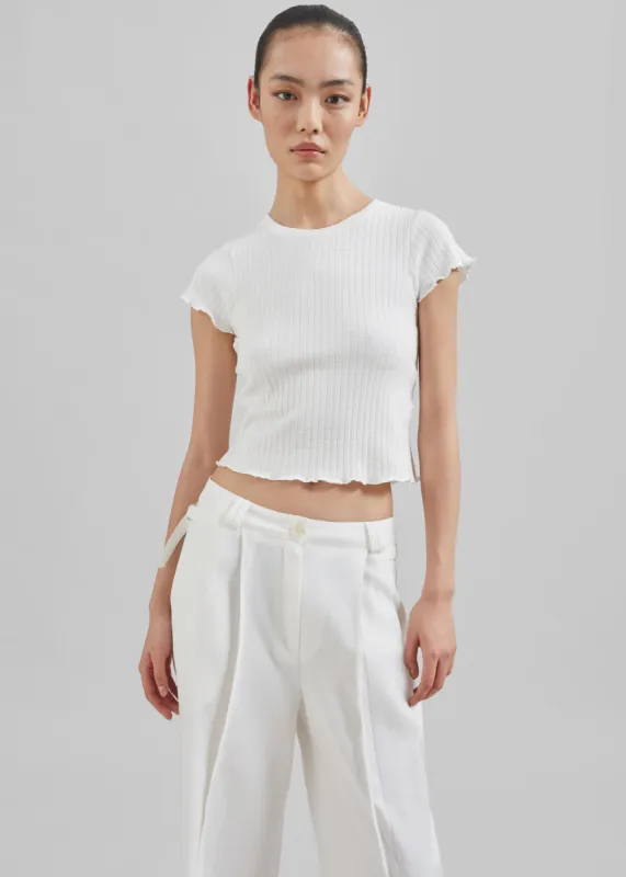 The Garment Noto Tee - Cream sold by Frankie Shop