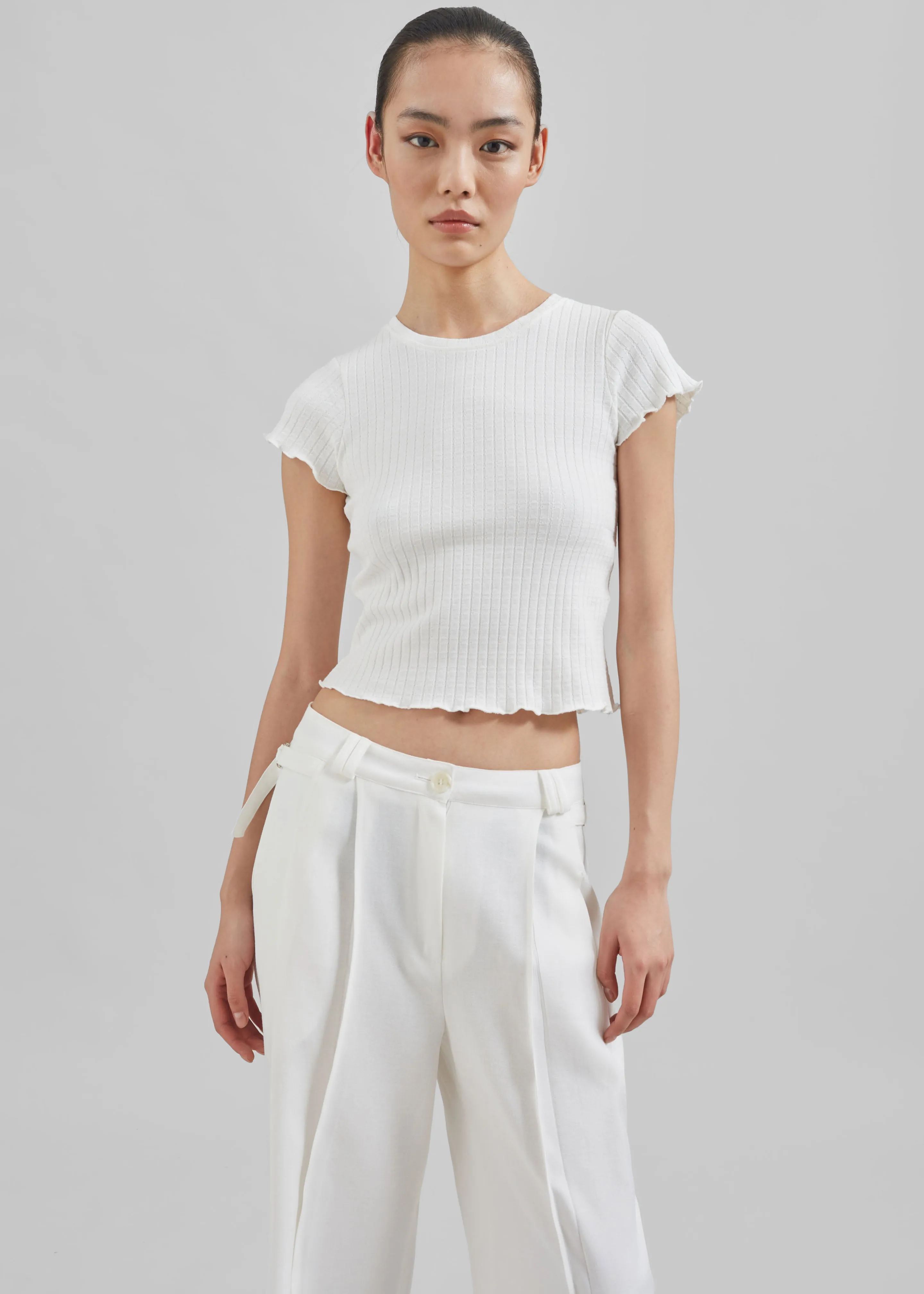 The Garment Noto Tee - Cream sold by Frankie Shop