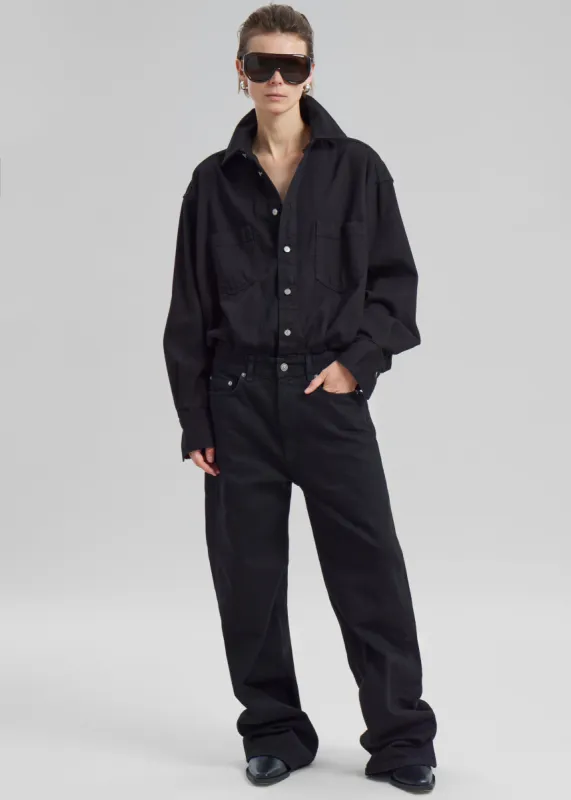 Haikure Tilda Jumpsuit - Black Stone sold by Frankie Shop