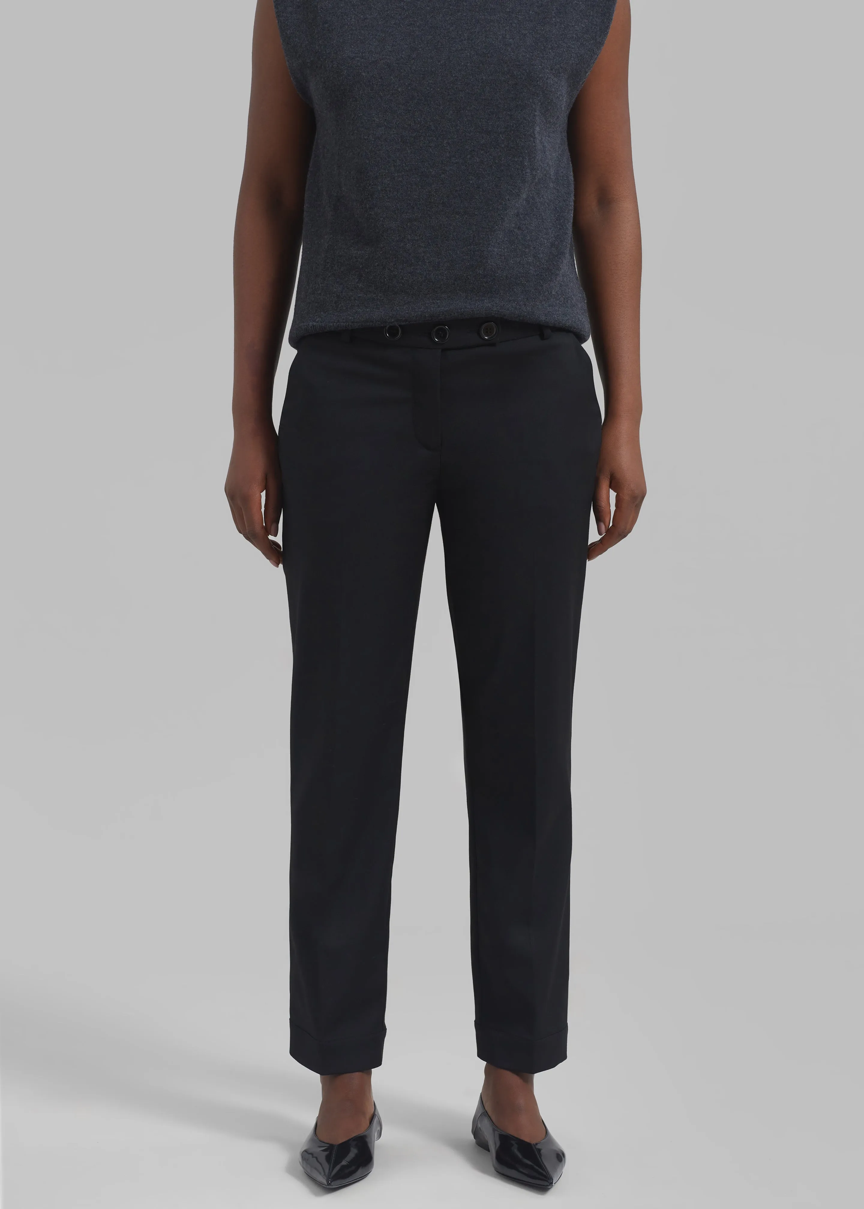 The Garment Pluto Cropped Pants - Black sold by Frankie Shop product image thumbnail 5