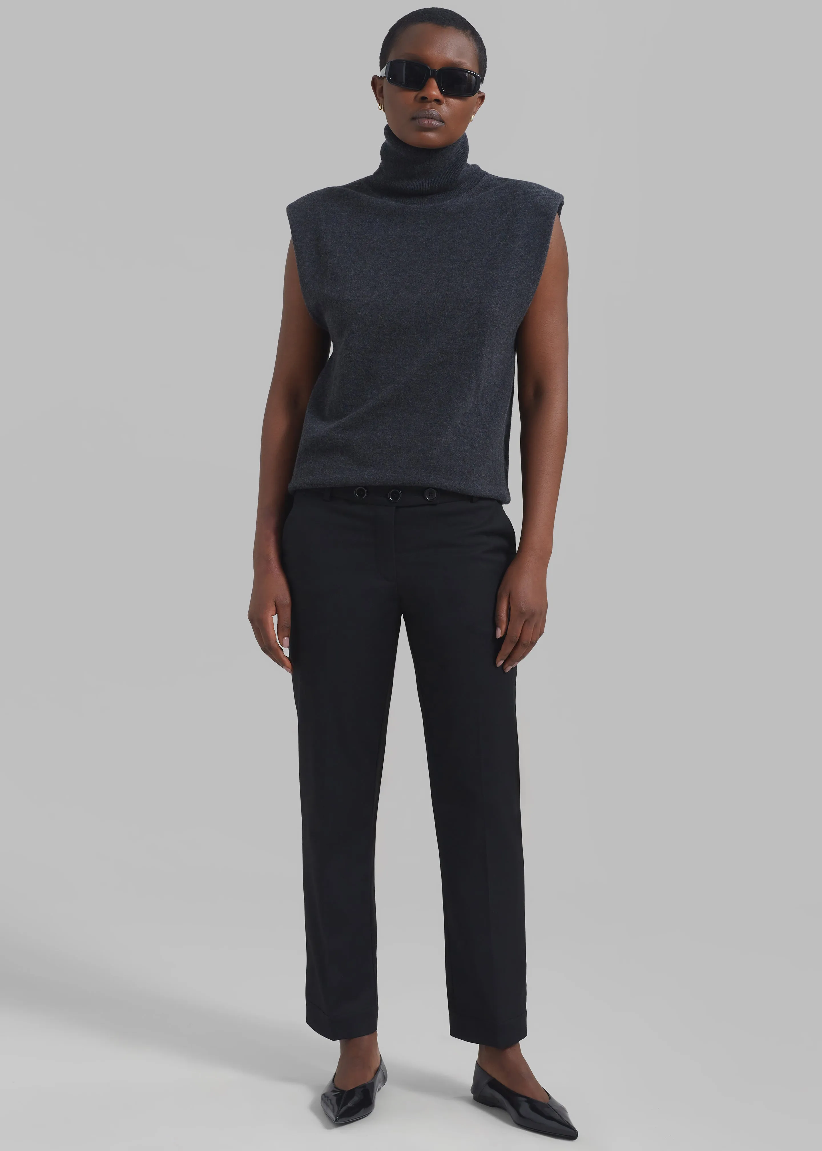 The Garment Pluto Cropped Pants - Black sold by Frankie Shop product image thumbnail 4