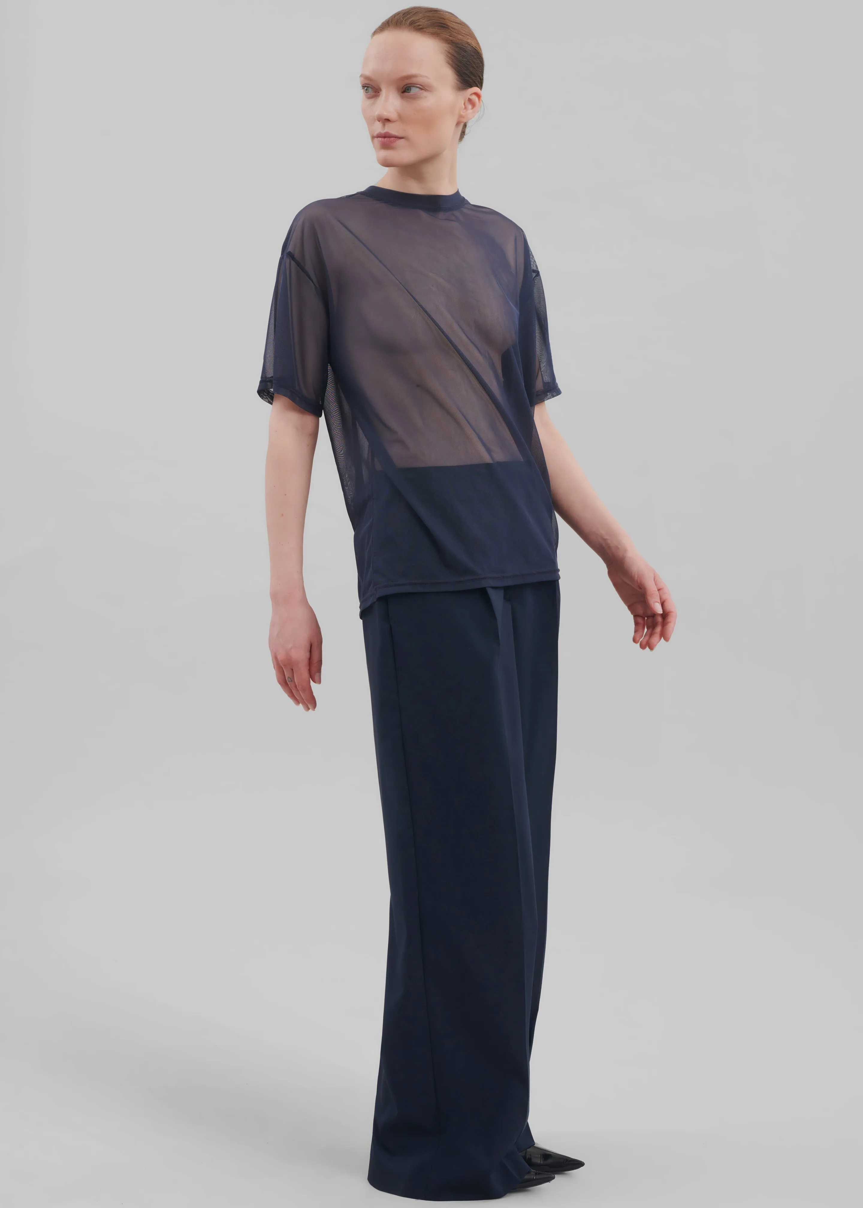 Ramy Mesh Tee - Navy sold by Frankie Shop product image thumbnail 5